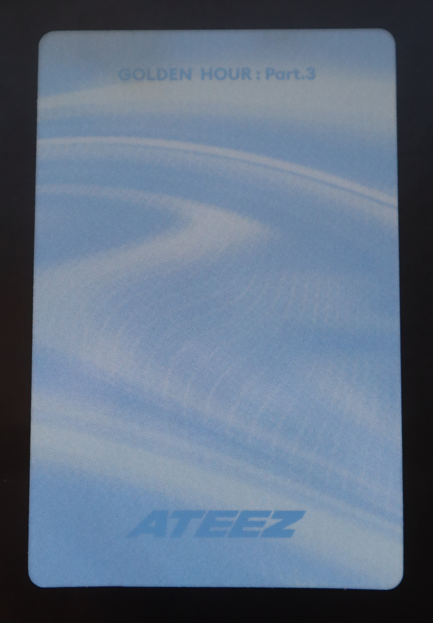 ATEEZ Yeosang ATEEZ - Yeosang - Golden Hour : Part.3 Album poca album album photocard version 1 listing photo 2
