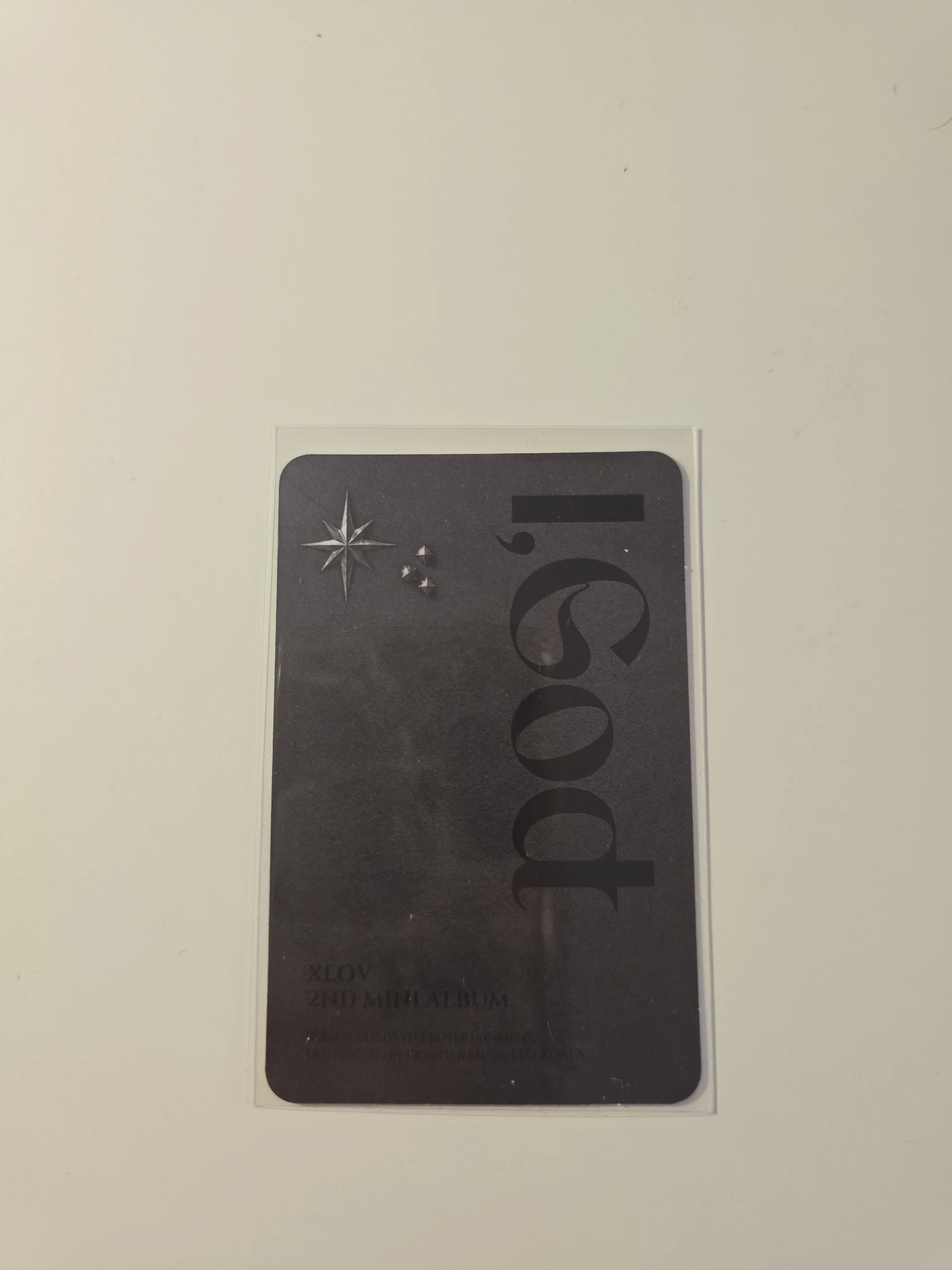 XLOV Hyun XLOV - Hyun - I, God Album D version album photocard listing photo 2