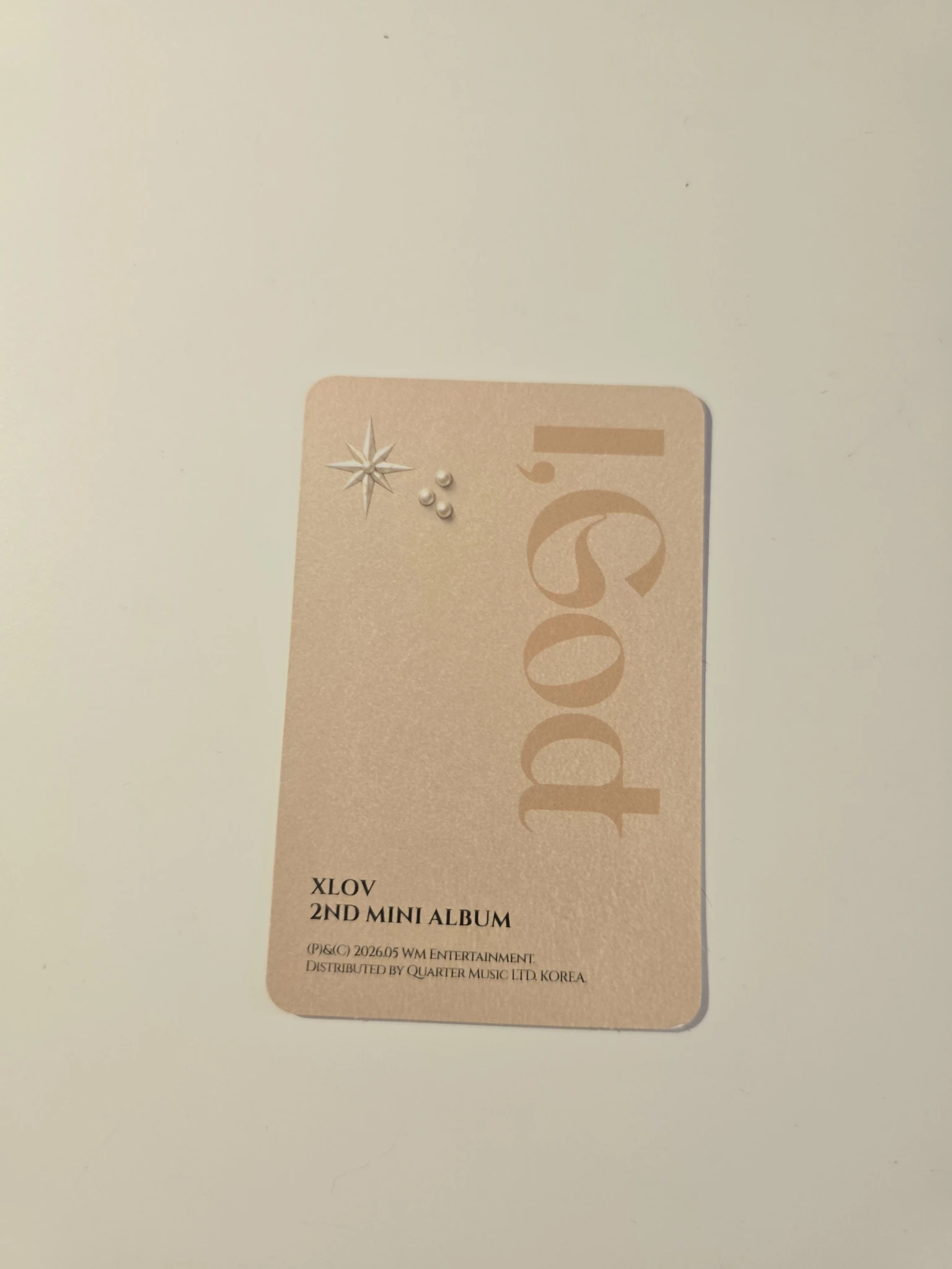 XLOV Hyun XLOV - Hyun - I, God Album album photocard listing photo 2