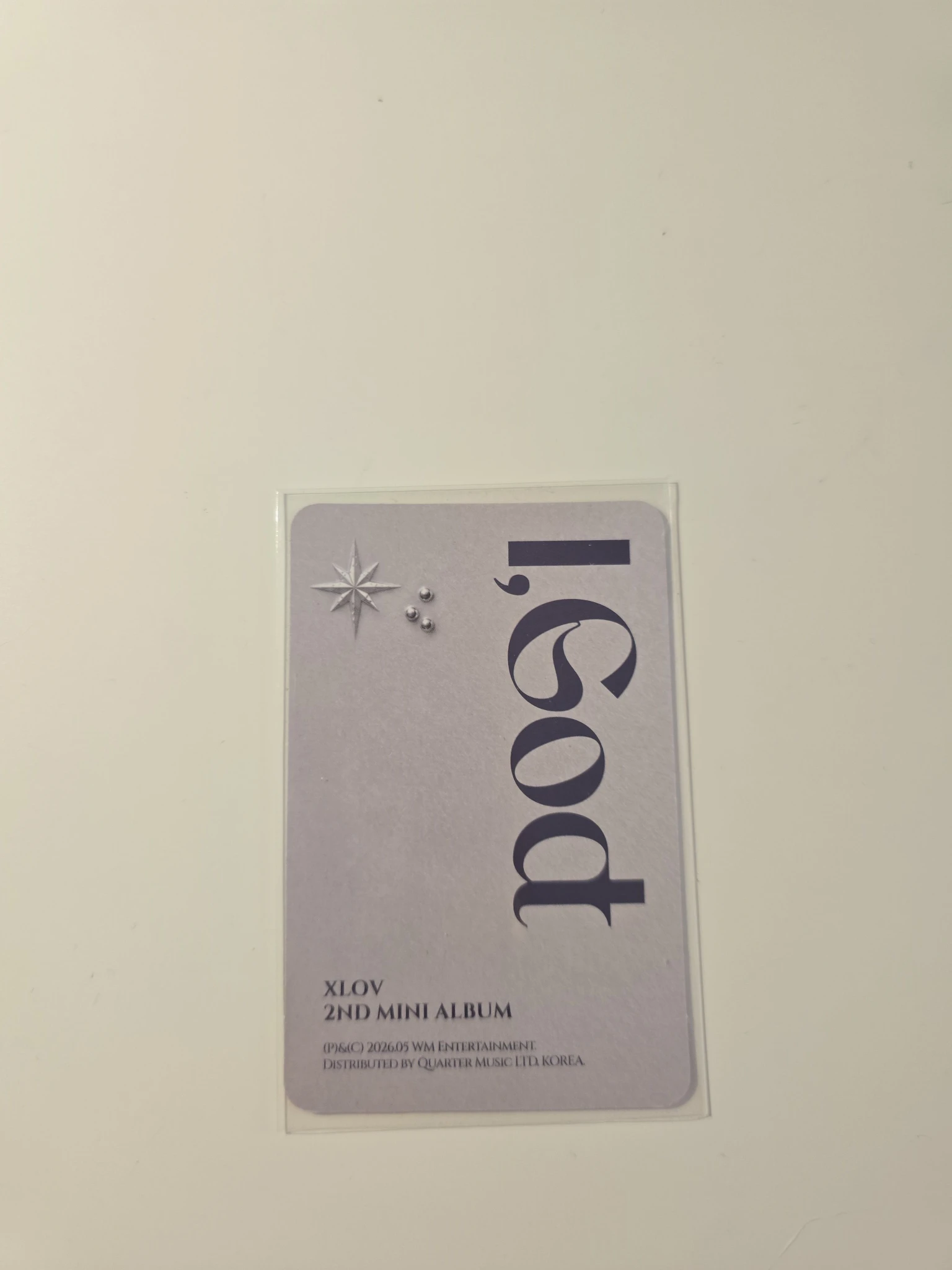 XLOV Haru XLOV - Haru - I, God Album album photocard i version listing photo 2
