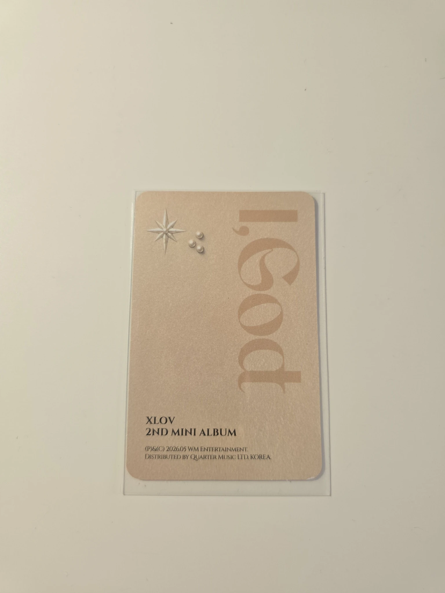XLOV Haru XLOV - Haru - I, God Album album photocard listing photo 2