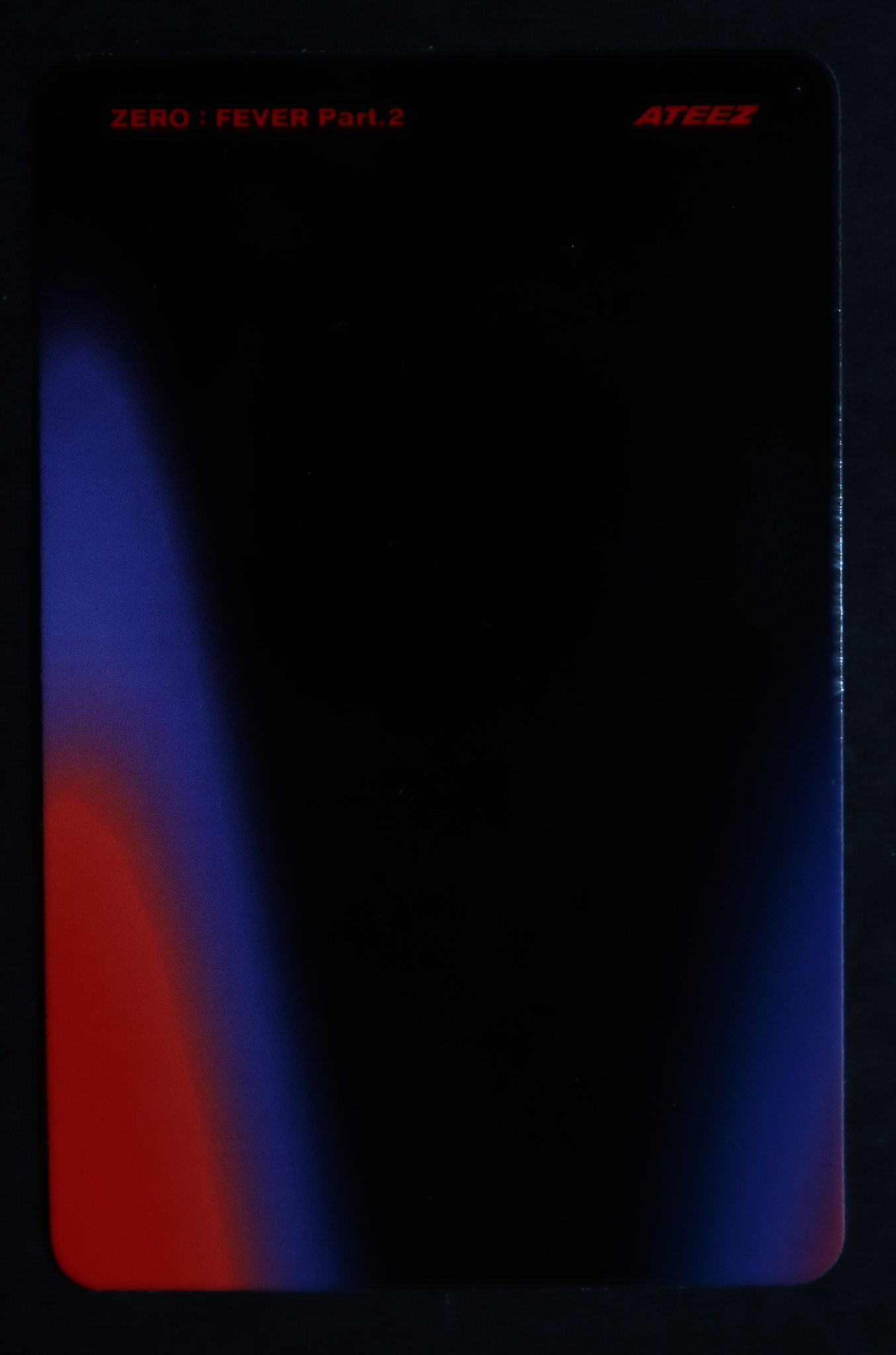 ATEEZ Yeosang ATEEZ - Yeosang - ZERO : FEVER Part.2 Album album photocard A version listing photo 2