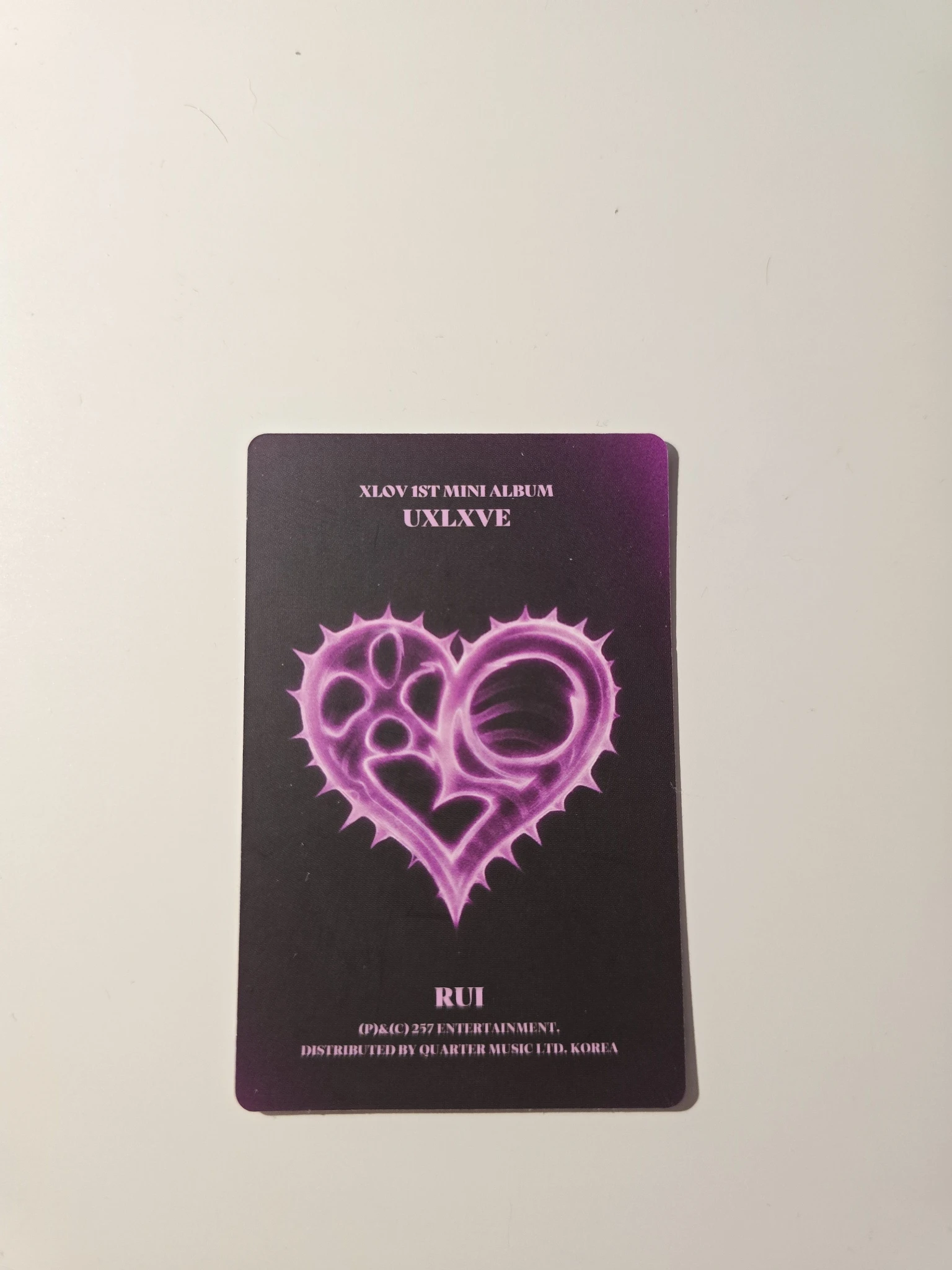 XLOV Rui XLOV - Rui - UXLXVE Album listing photo 2