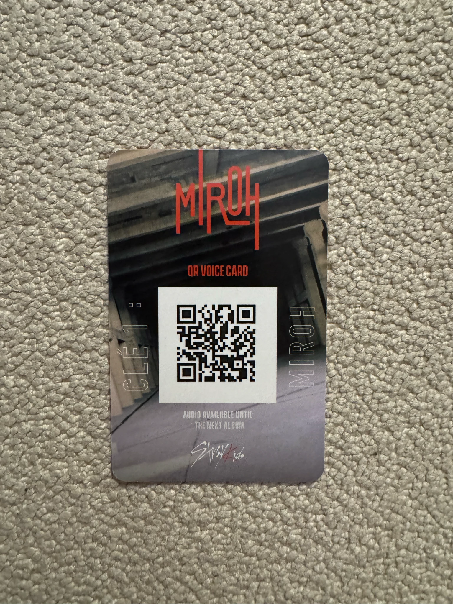 Stray Kids Changbin Stray Kids - Changbin - Clé 1: Miroh Album album photocard red border ver. listing photo 2