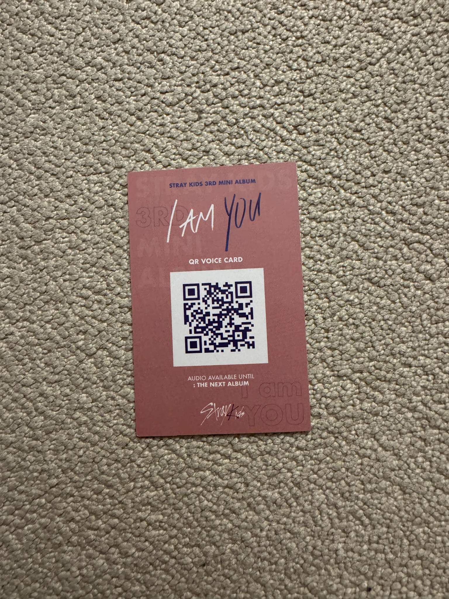 Stray Kids Felix Stray Kids - Felix - I am YOU Album C version album photocard version 3 qr card standard version listing photo 2