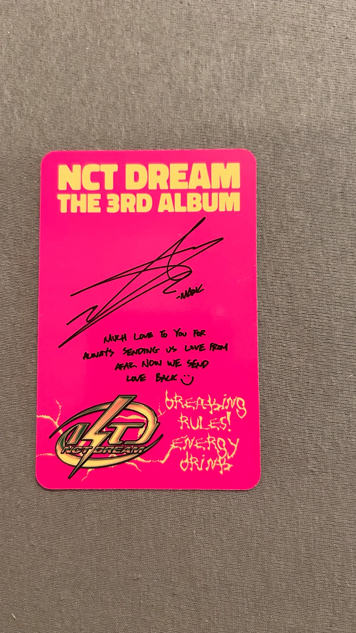 NCT DREAM Mark NCT DREAM - Mark - ISTJ Album barnes & noble exclusive listing photo 2