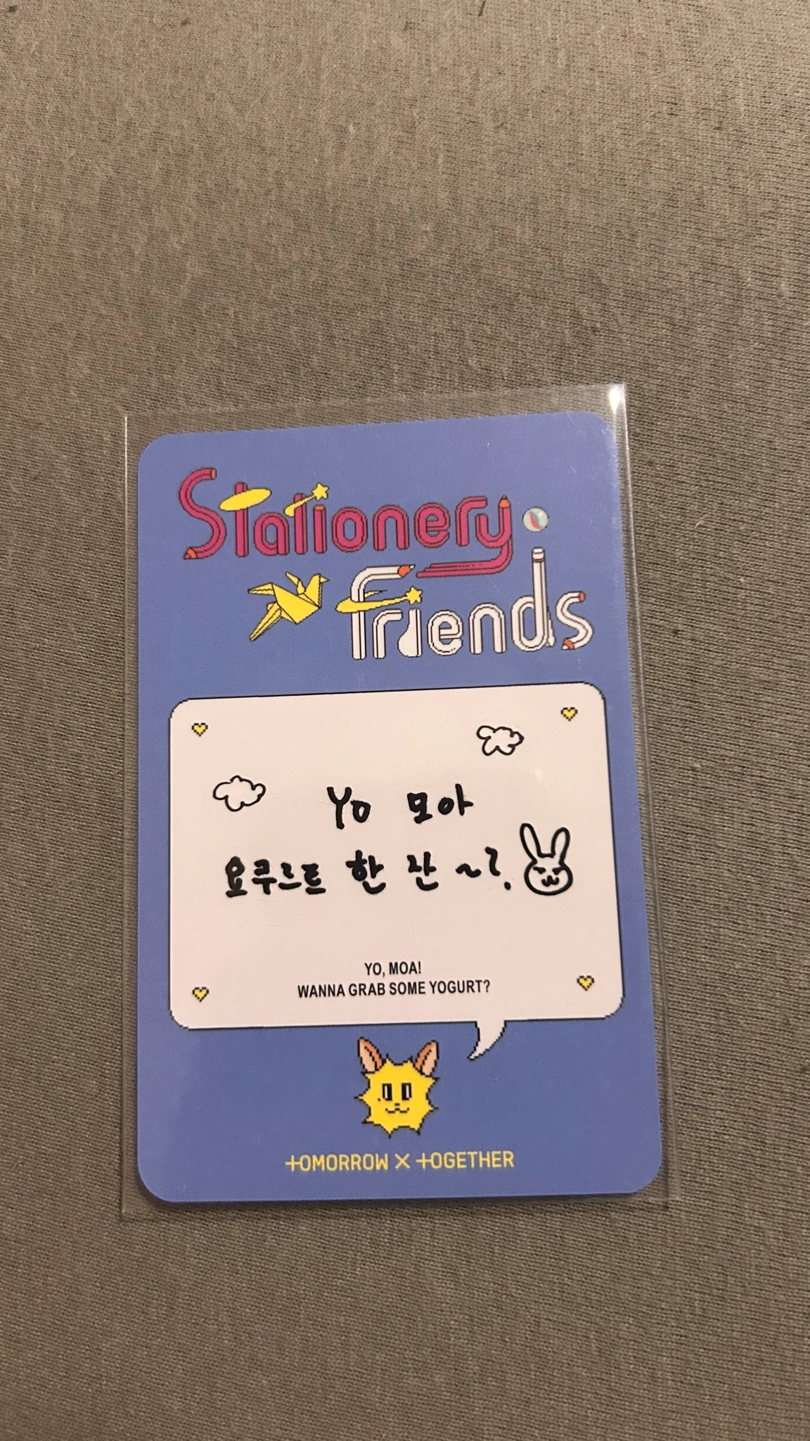TOMORROW X TOGETHER Yeonjun TOMORROW X TOGETHER - Yeonjun - TXT Deco Kit 2025 Other merch photocard listing photo 2