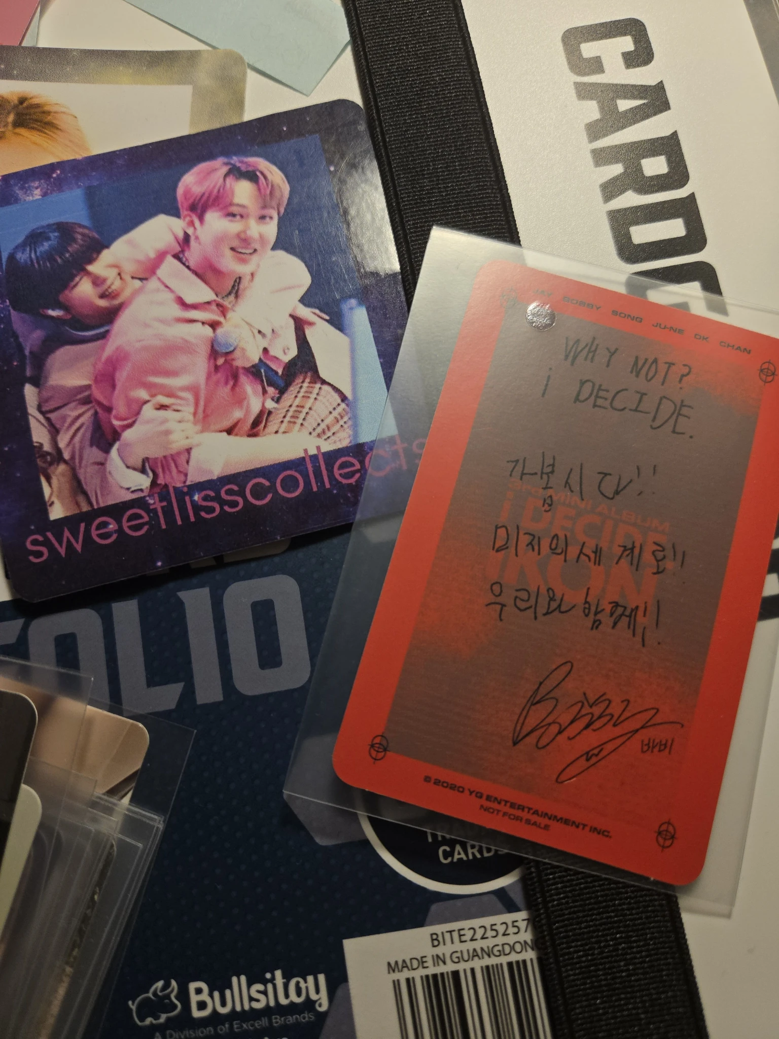 iKON Bobby iKON - Bobby - I Decide Album album photocard red version listing photo 2
