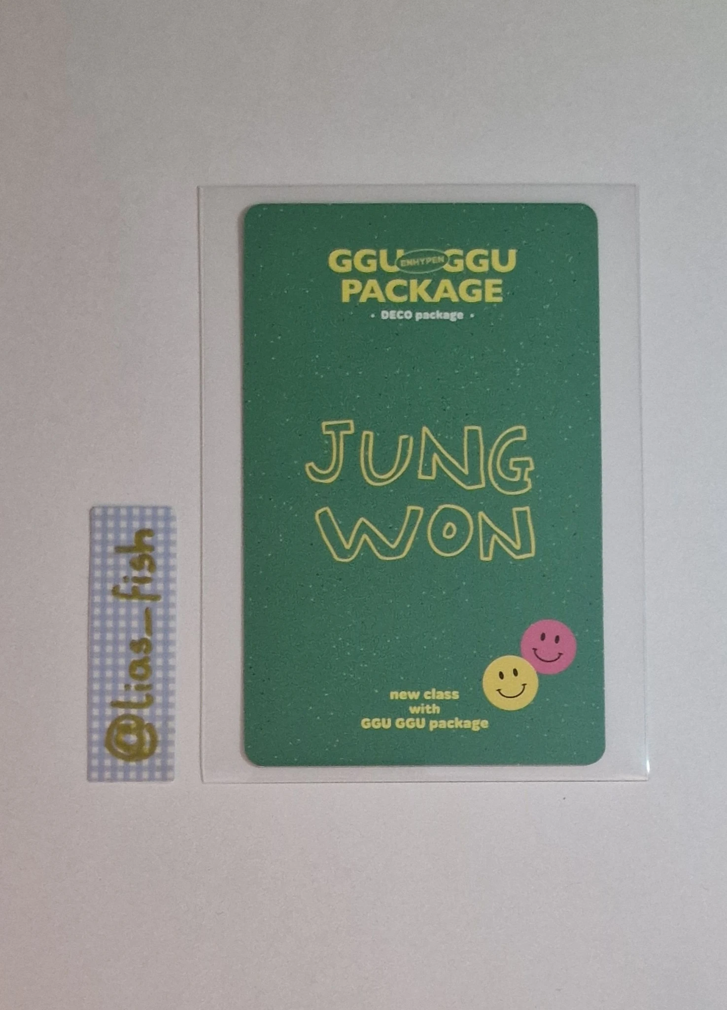 ENHYPEN Jungwon ENHYPEN - Jungwon - 2021 GGU GGU Package Other photocard set listing photo 2