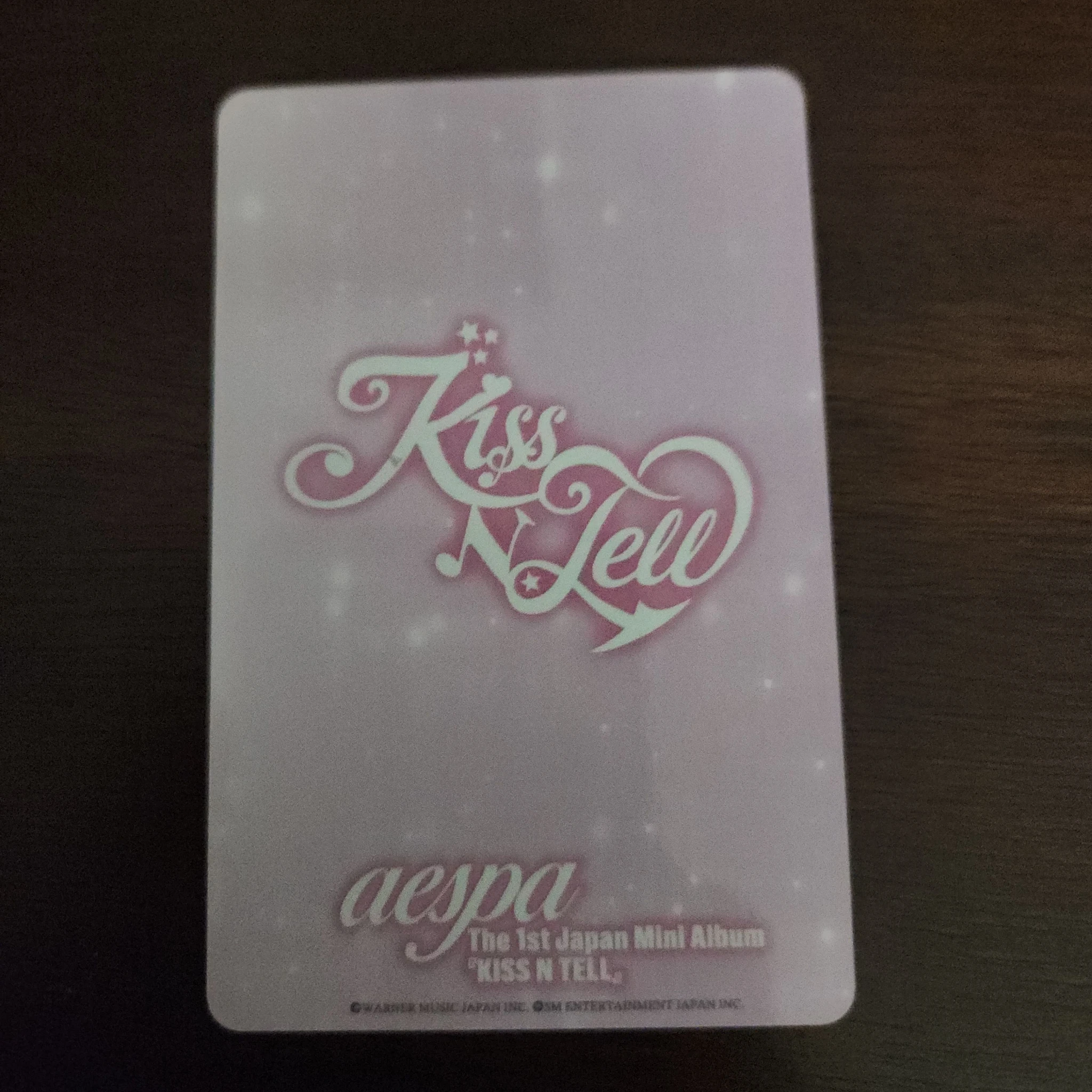 aespa Giselle aespa - Giselle - KISS N TELL Album trading card tower records japan exclusive version listing photo 2