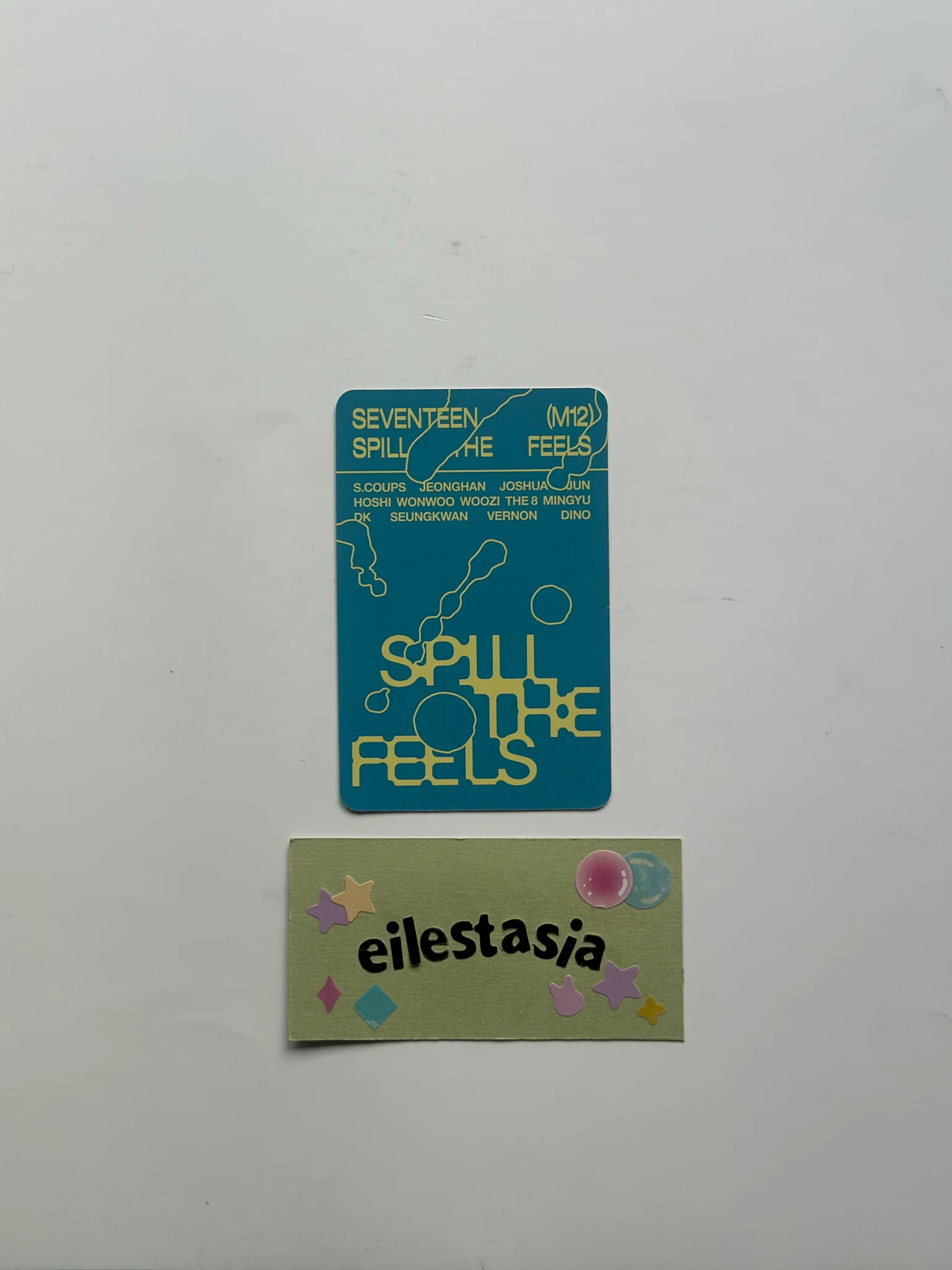 SEVENTEEN Wonwoo SEVENTEEN - Wonwoo - Spill the Feels Album album photocard feel blue version listing photo 2
