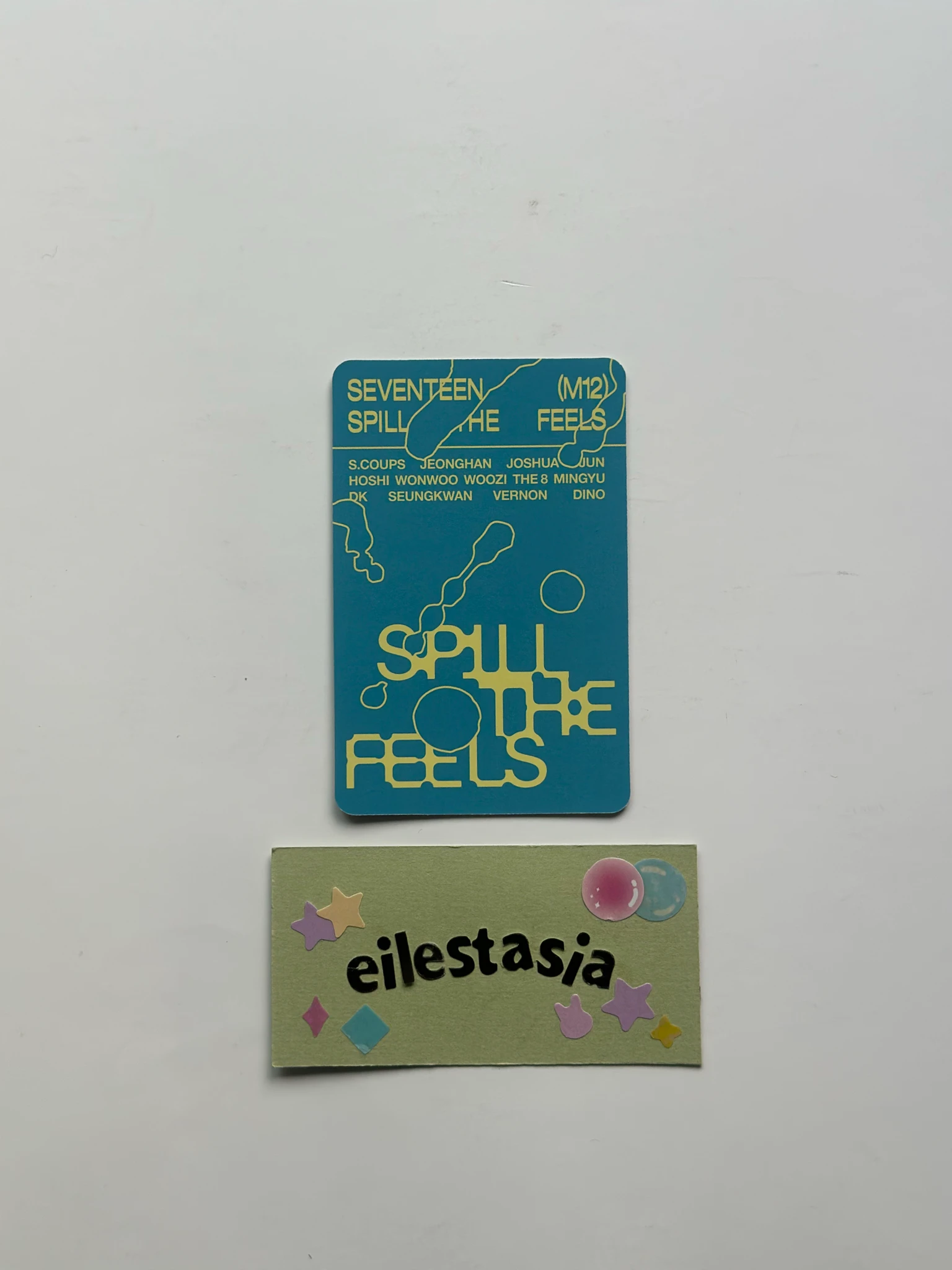 SEVENTEEN Dino SEVENTEEN - Dino - Spill the Feels Album album photocard feel blue version listing photo 2