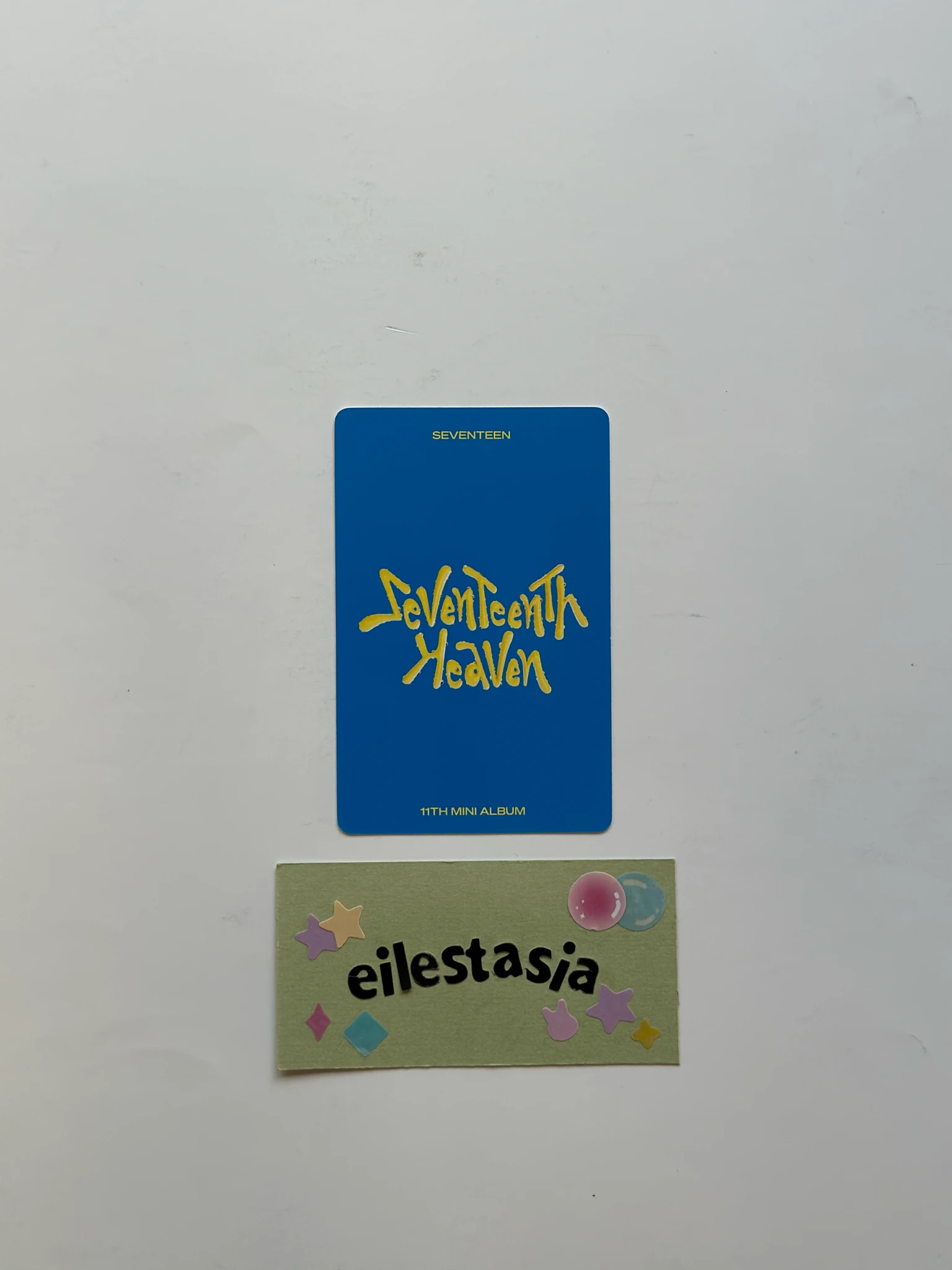 SEVENTEEN Jun SEVENTEEN - Jun - Seventeenth Heaven Album album photocard carat version listing photo 2