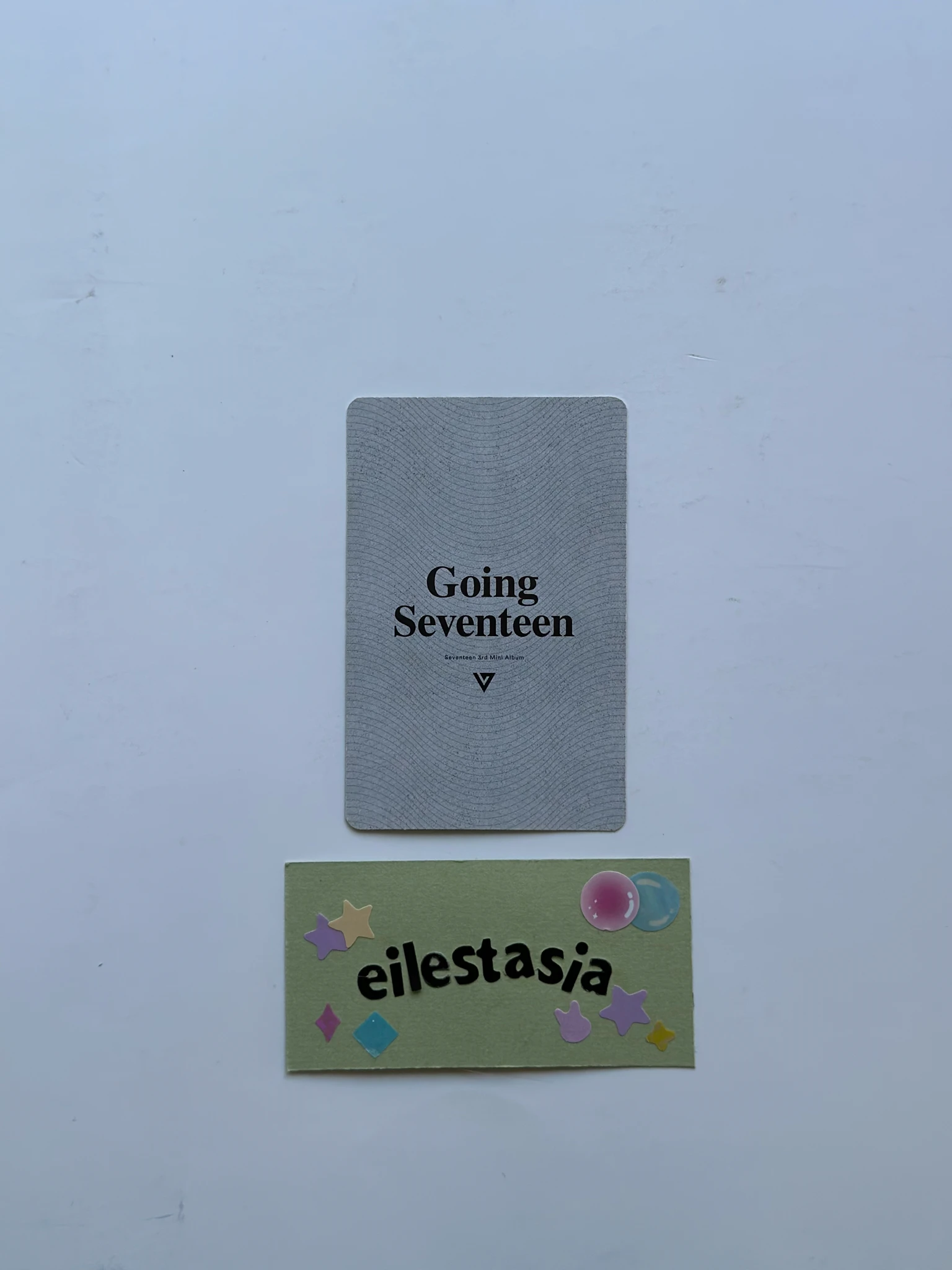 SEVENTEEN SEVENTEEN - Going Seventeen Album album photocard make a wish ver. UNIT Card listing photo 2