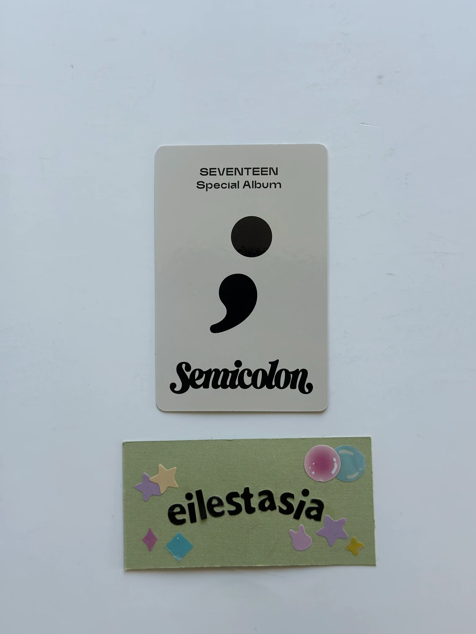 SEVENTEEN Mingyu SEVENTEEN - Mingyu - Semicolon Album album photocard listing photo 2