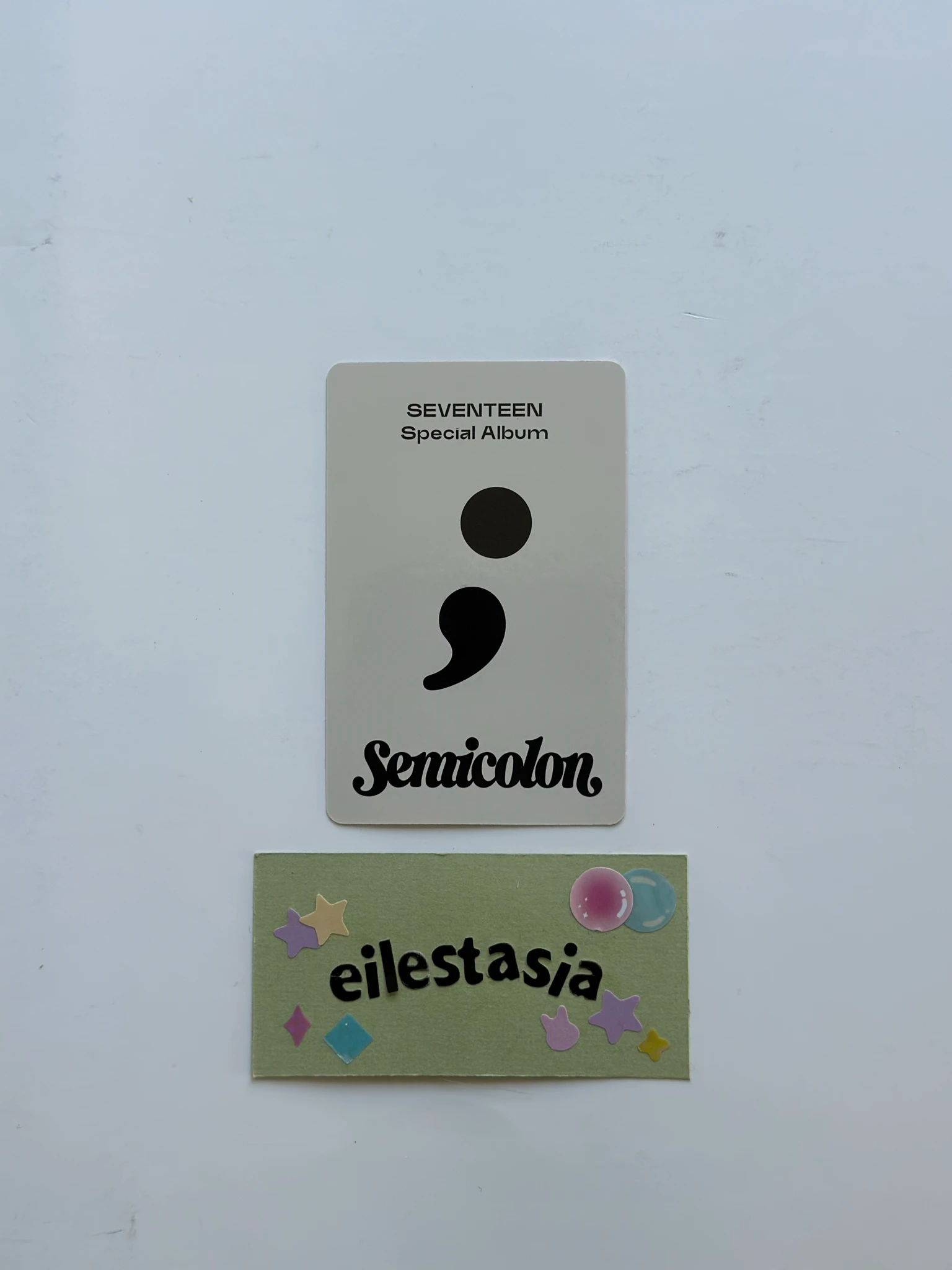 SEVENTEEN Jeonghan SEVENTEEN - Jeonghan - Semicolon Album album photocard listing photo 2