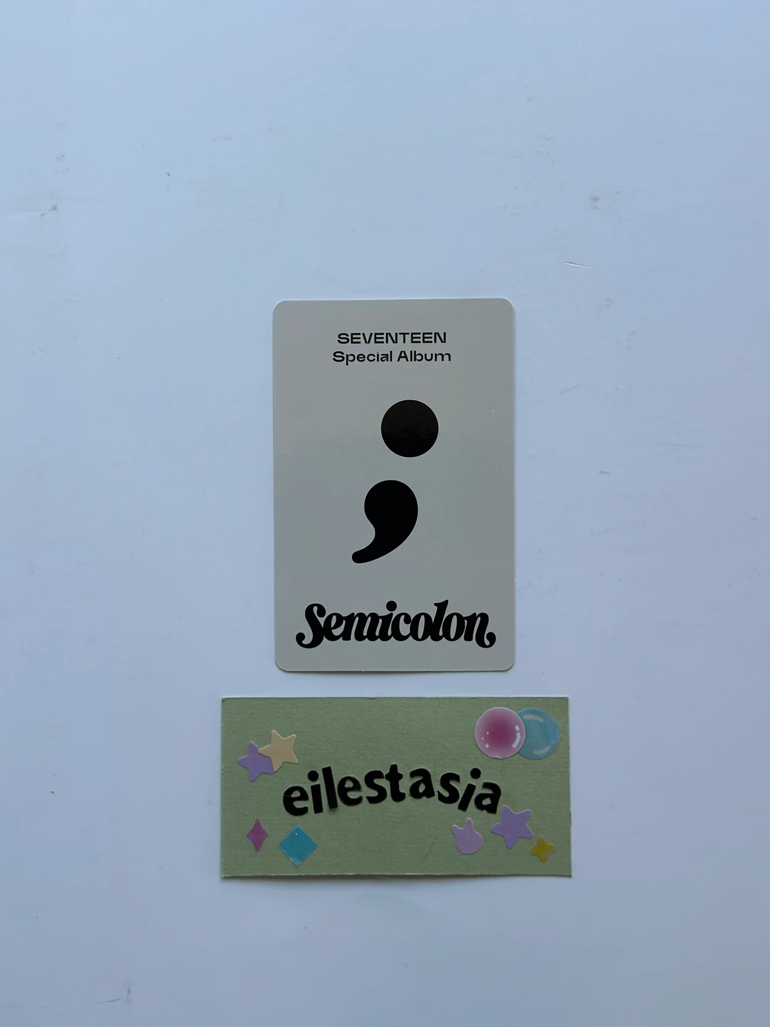 SEVENTEEN Jun SEVENTEEN - Jun - Semicolon Album album photocard listing photo 2