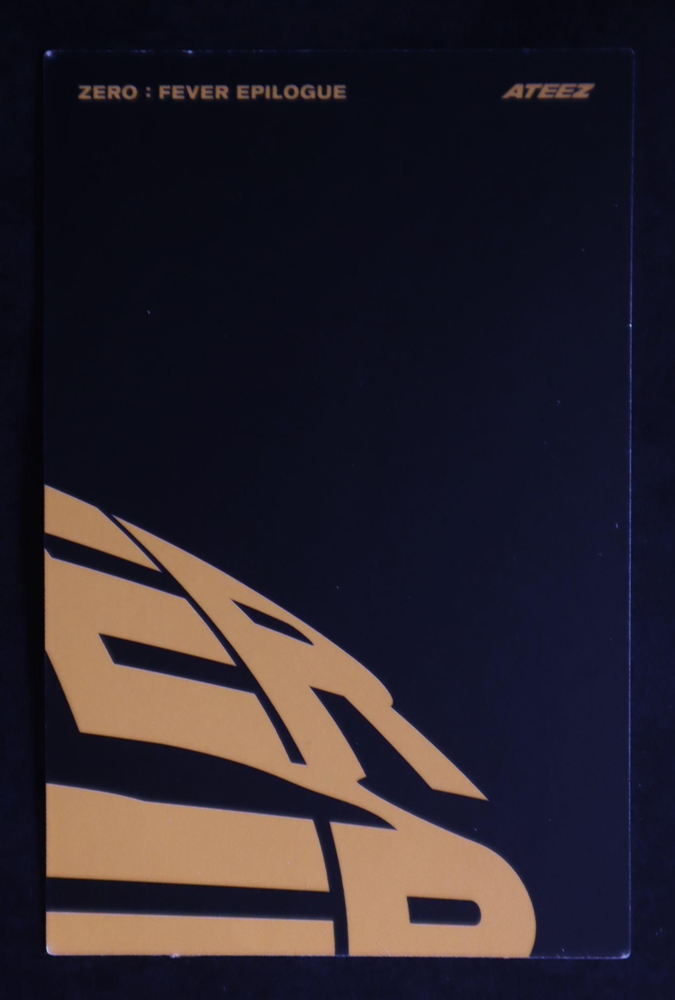 ATEEZ Jongho ATEEZ - Jongho - ZERO : FEVER EPILOGUE Album album photocard Z version version 1 listing photo 2