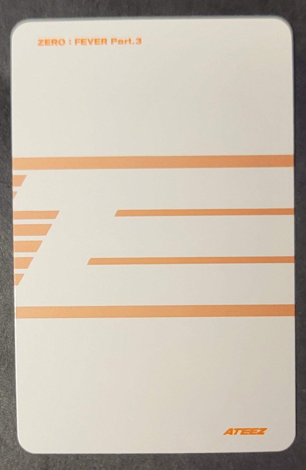 ATEEZ Seonghwa ATEEZ - Seonghwa - ZERO : FEVER Part.3 Album album photocard diary version limited version listing photo 2