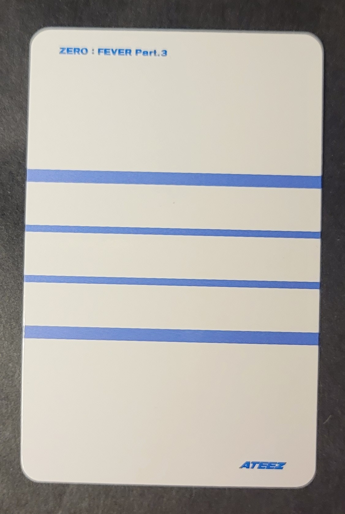ATEEZ Yunho ATEEZ - Yunho - ZERO : FEVER Part.3 Album album photocard Z version limited version listing photo 2
