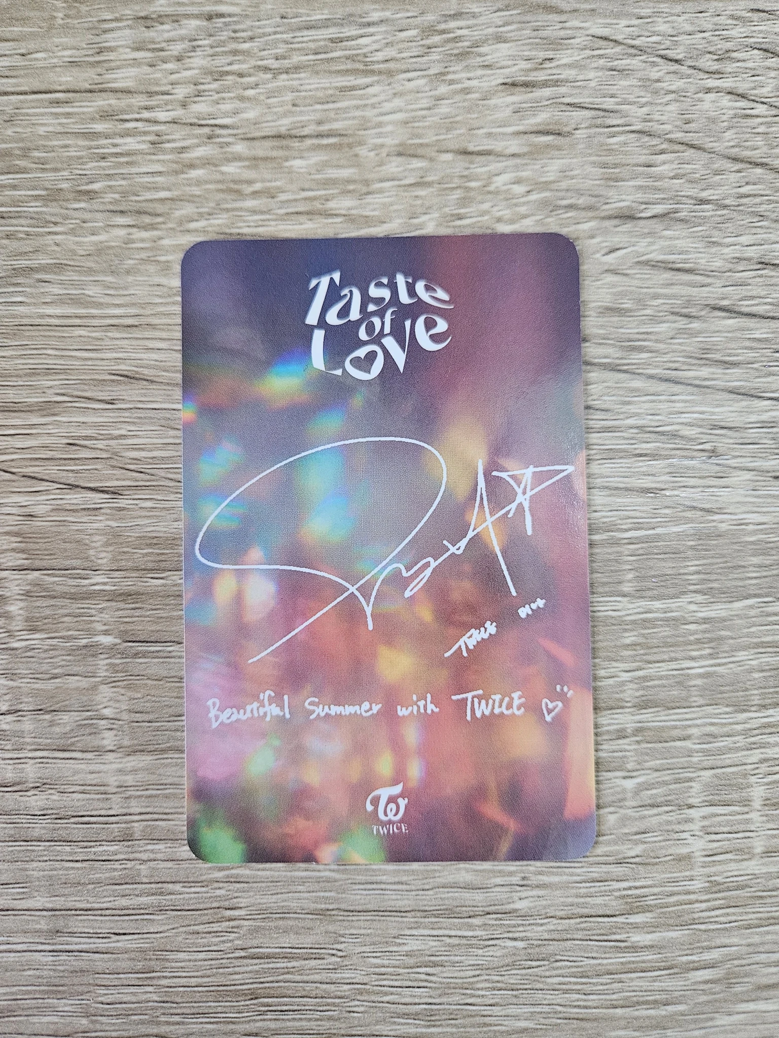 TWICE Mina TWICE - Mina - Taste of Love Album album photocard listing photo 2