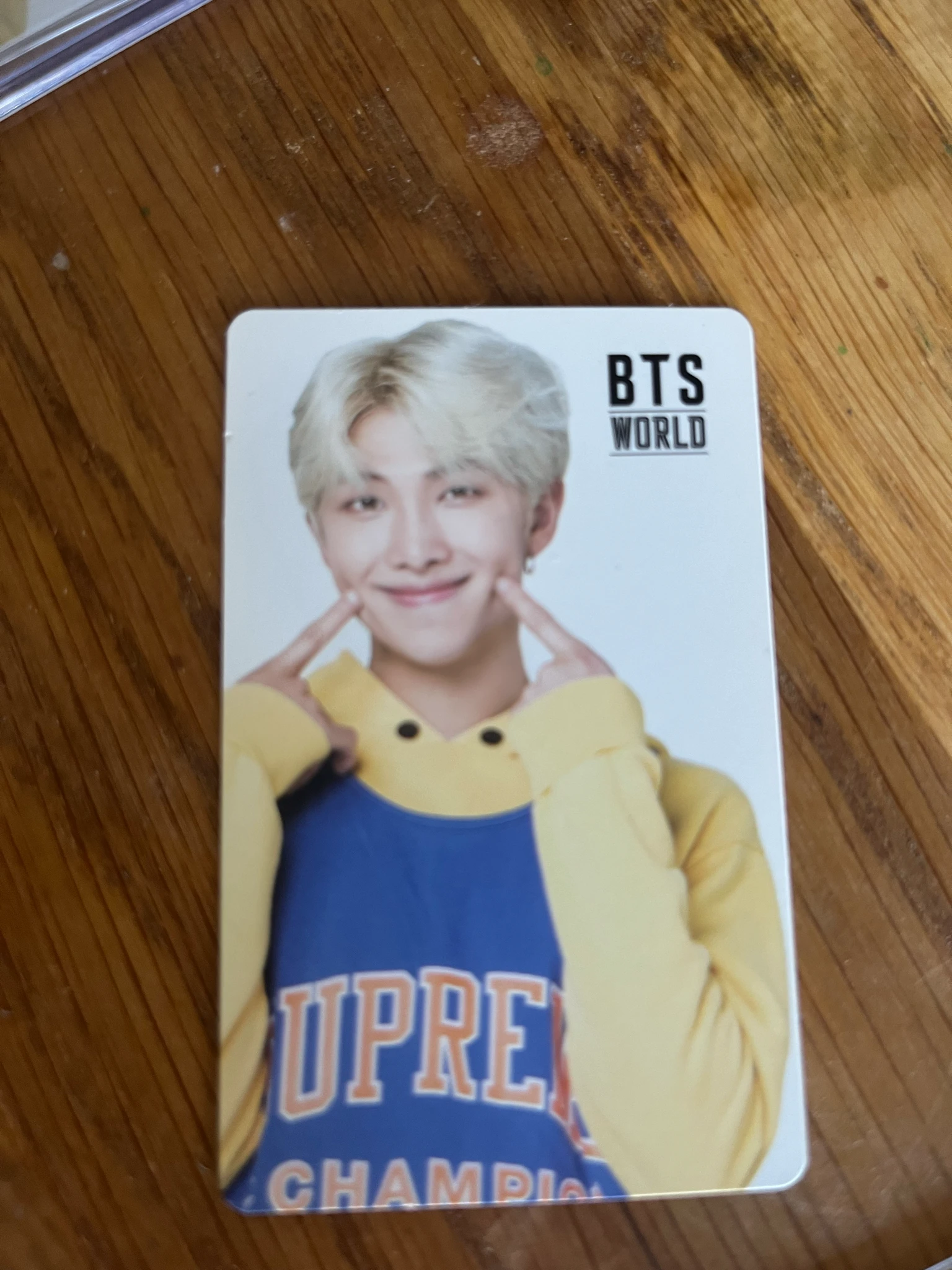 BTS RM BTS - RM - BTS World: Original Soundtrack Album album photocard double-sided listing photo 2