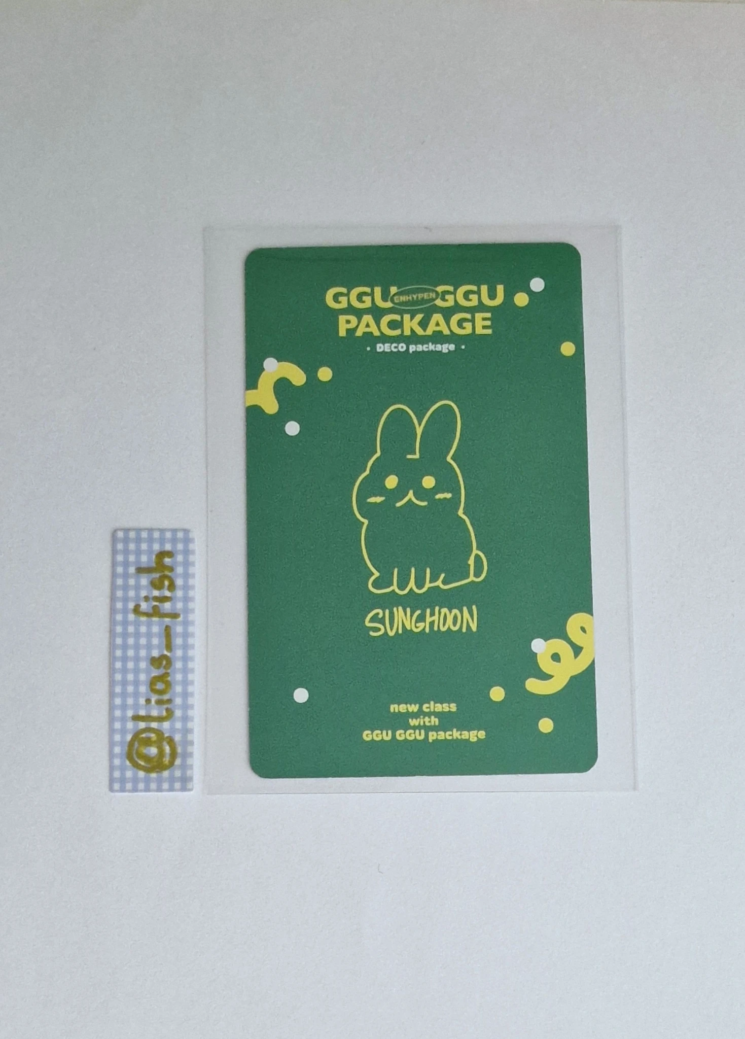 ENHYPEN Sunghoon ENHYPEN - Sunghoon - 2021 GGU GGU Package Other random photocard listing photo 2