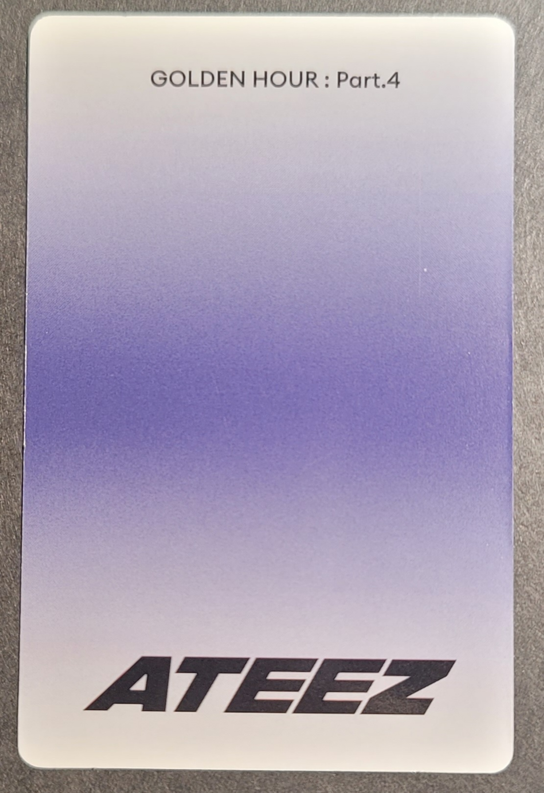 ATEEZ Hongjoong ATEEZ - Hongjoong - Golden Hour : Part.4 Album poca album A version listing photo 2