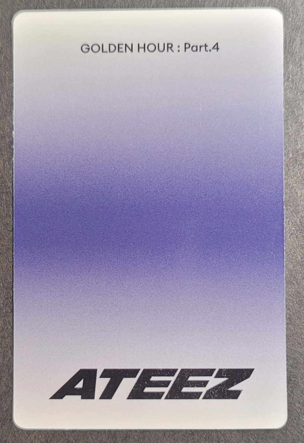 ATEEZ Hongjoong ATEEZ - Hongjoong - Golden Hour : Part.4 Album album photocard poca album listing photo 2