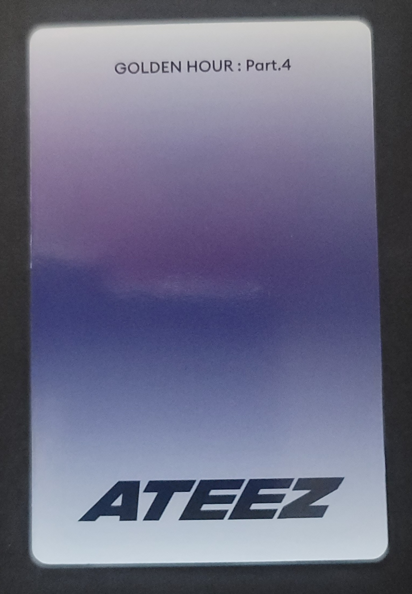 ATEEZ Seonghwa ATEEZ - Seonghwa - Golden Hour : Part.4 Album album photocard poca album listing photo 2
