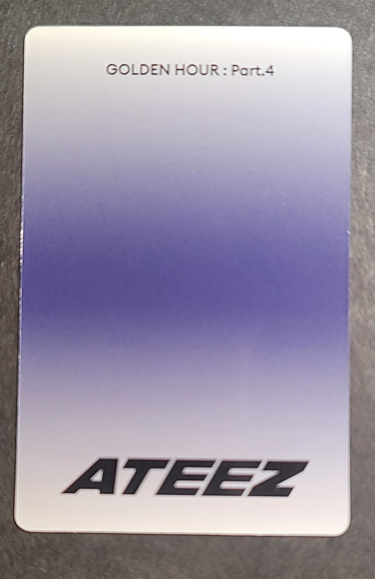 ATEEZ Yunho ATEEZ - Yunho - Golden Hour : Part.4 Album album photocard poca album listing photo 2