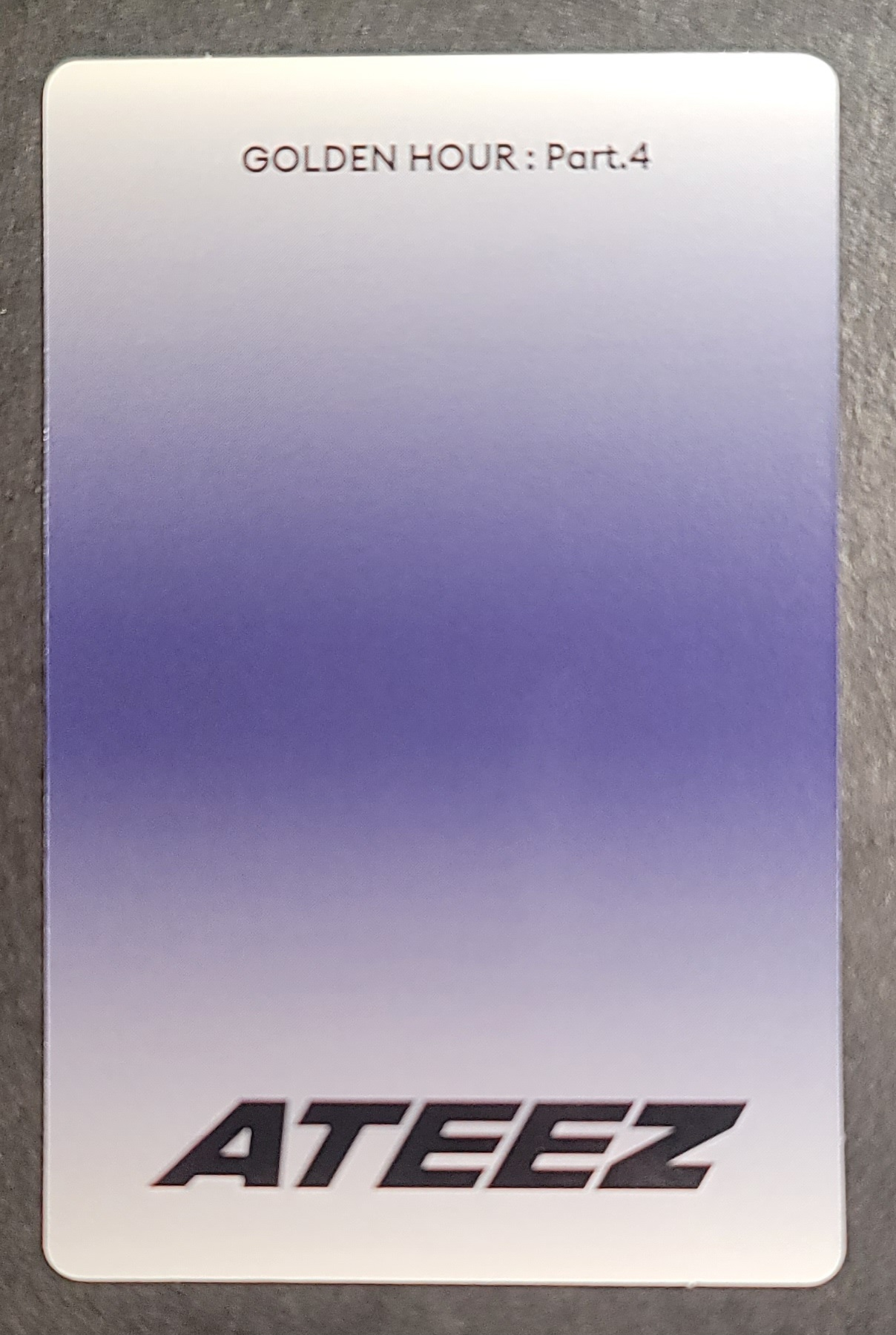 ATEEZ Yunho ATEEZ - Yunho - Golden Hour : Part.4 Album album photocard poca album listing photo 2