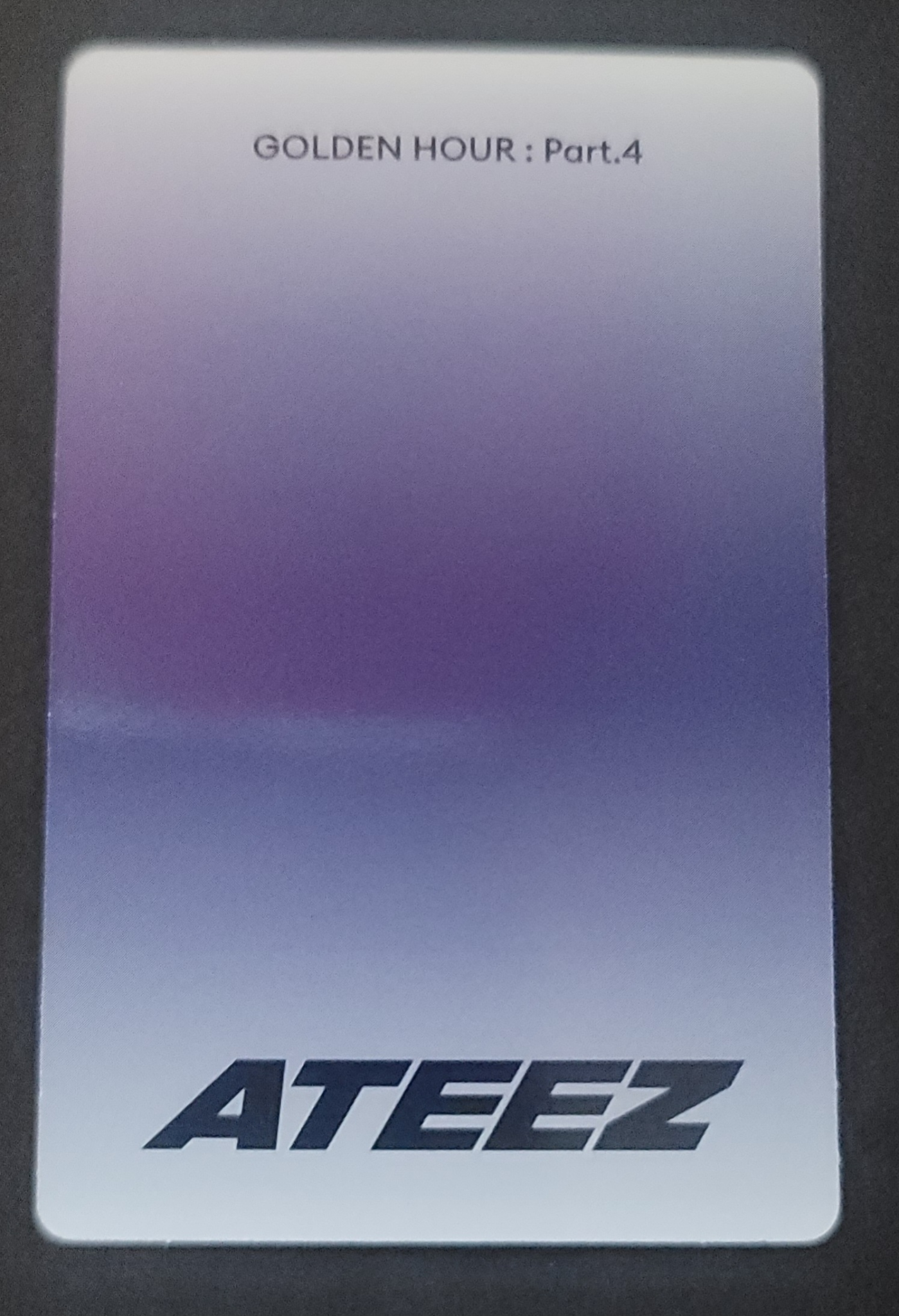 ATEEZ Yeosang ATEEZ - Yeosang - Golden Hour : Part.4 Album album photocard poca album listing photo 2