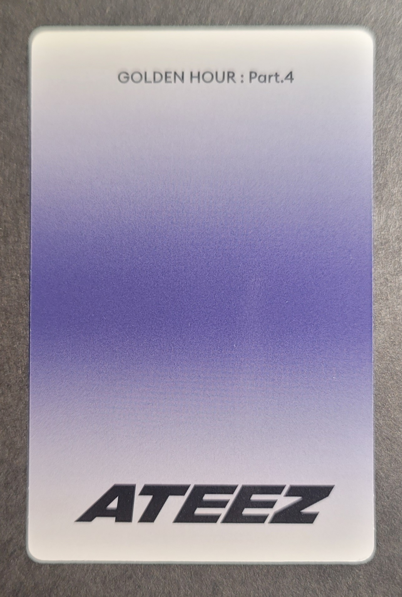 ATEEZ Mingi ATEEZ - Mingi - Golden Hour : Part.4 Album album photocard poca album listing photo 2