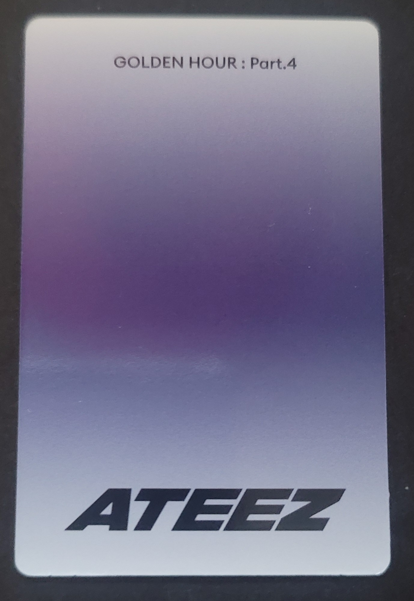 ATEEZ Jongho ATEEZ - Jongho - Golden Hour : Part.4 Album album photocard poca album listing photo 2