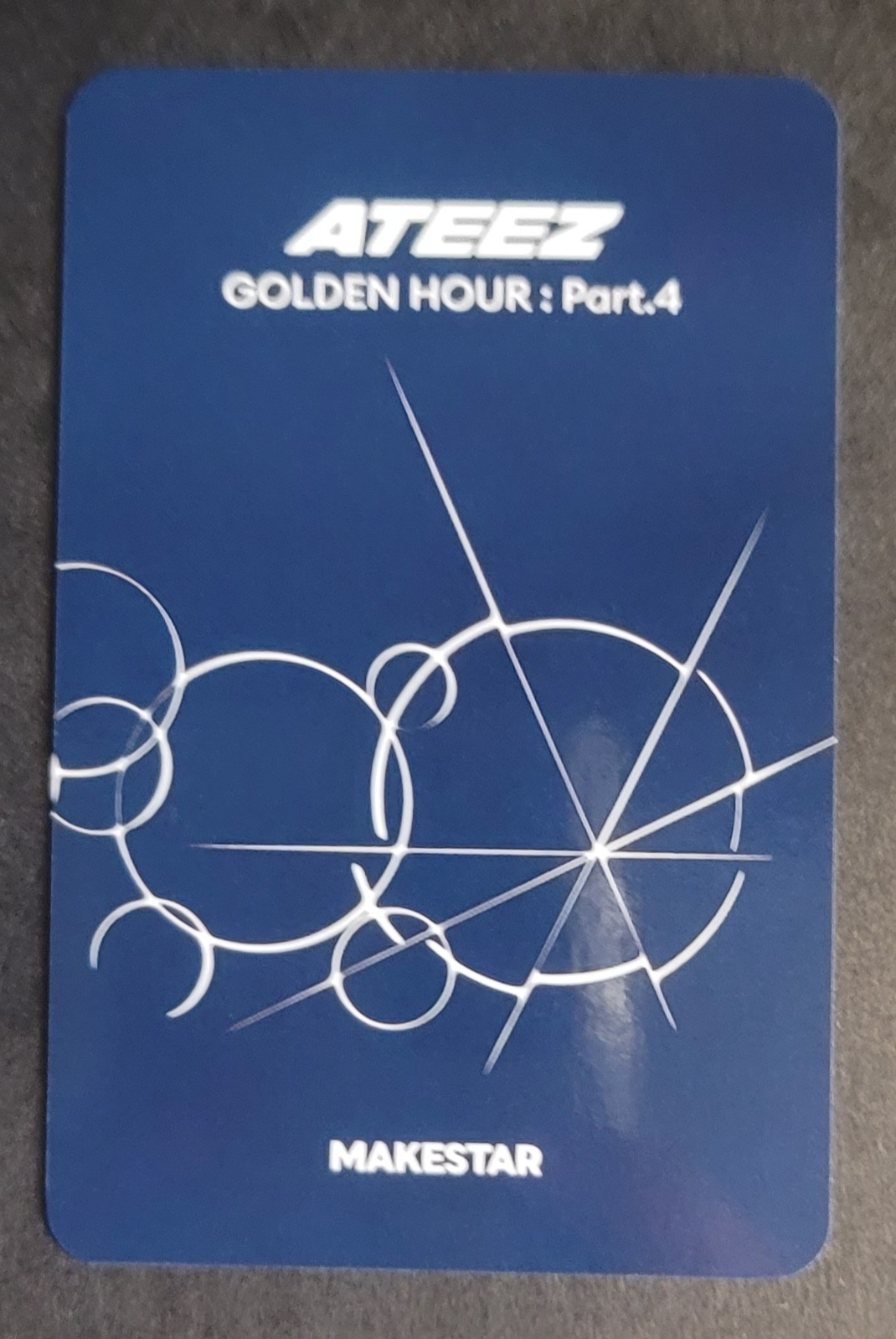ATEEZ Seonghwa ATEEZ - Seonghwa - Golden Hour : Part.4 Album makestar pob (pre-order benefit) listing photo 2