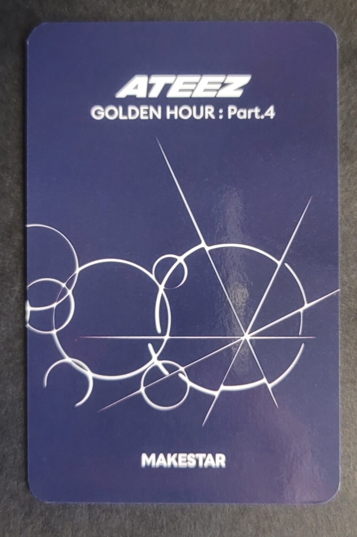 ATEEZ Yeosang ATEEZ - Yeosang - Golden Hour : Part.4 Album makestar pob (pre-order benefit) listing photo 2