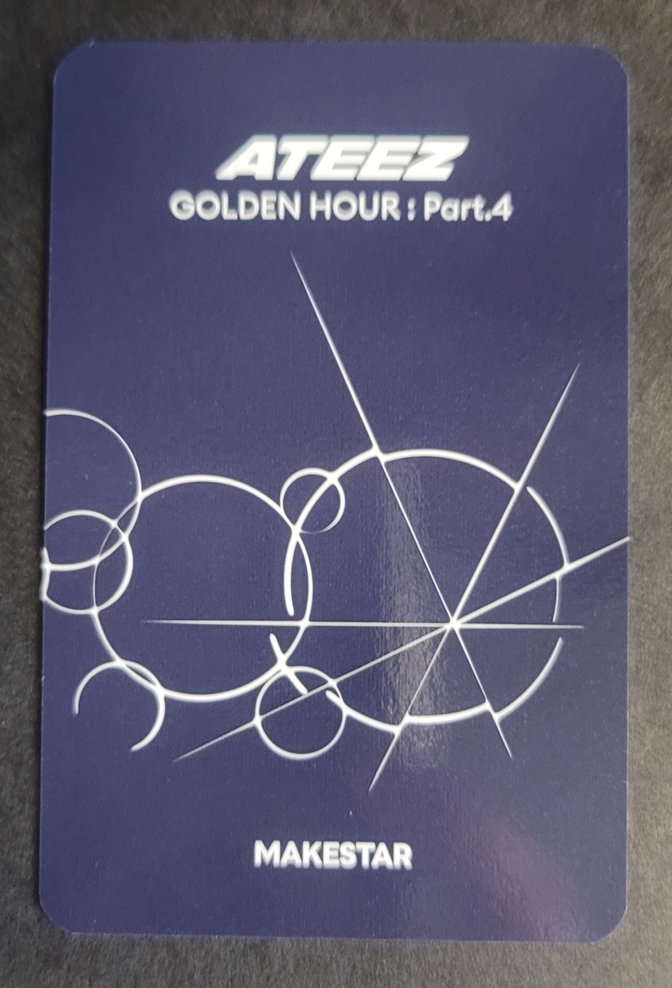 ATEEZ San ATEEZ - San - Golden Hour : Part.4 Album makestar pob (pre-order benefit) listing photo 2