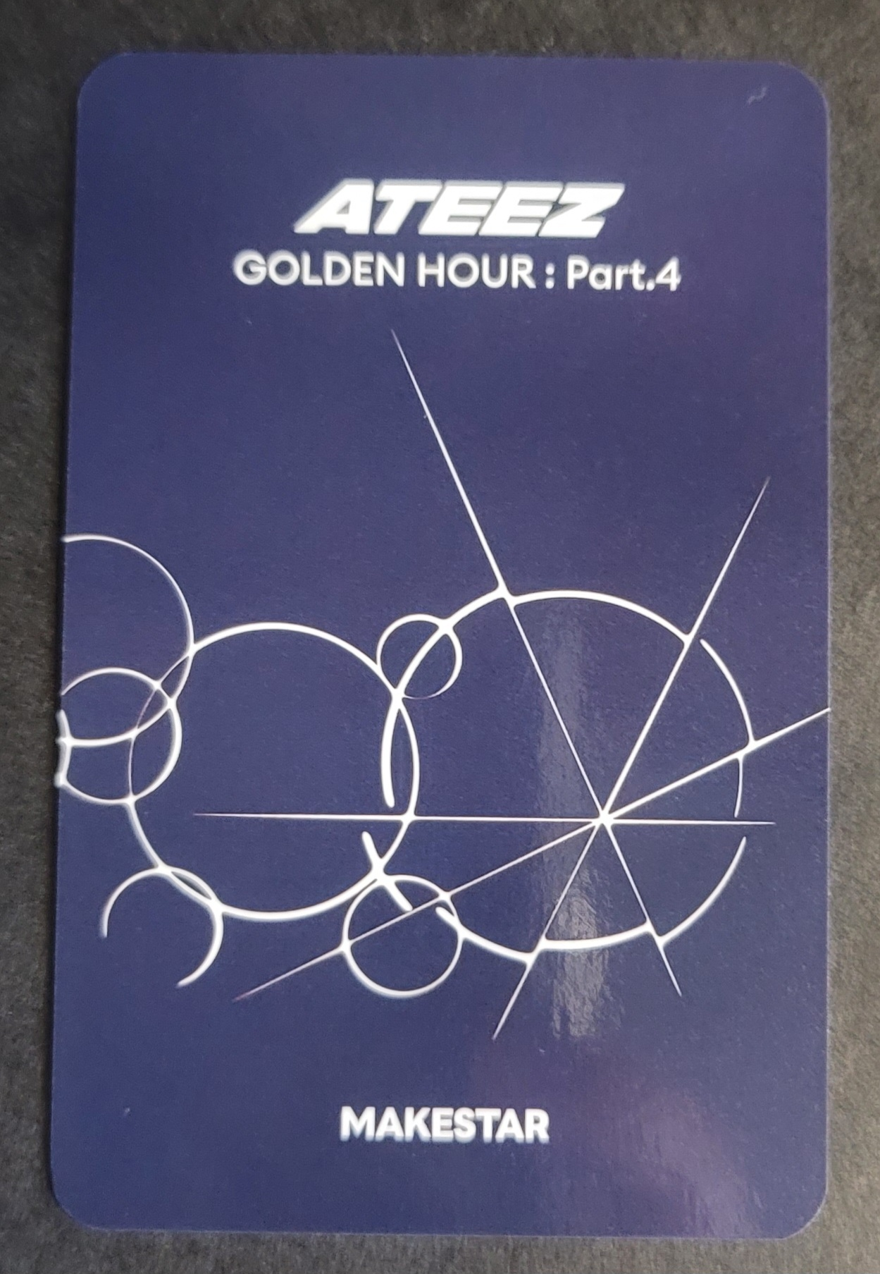 ATEEZ Mingi ATEEZ - Mingi - Golden Hour : Part.4 Album makestar pob (pre-order benefit) listing photo 2