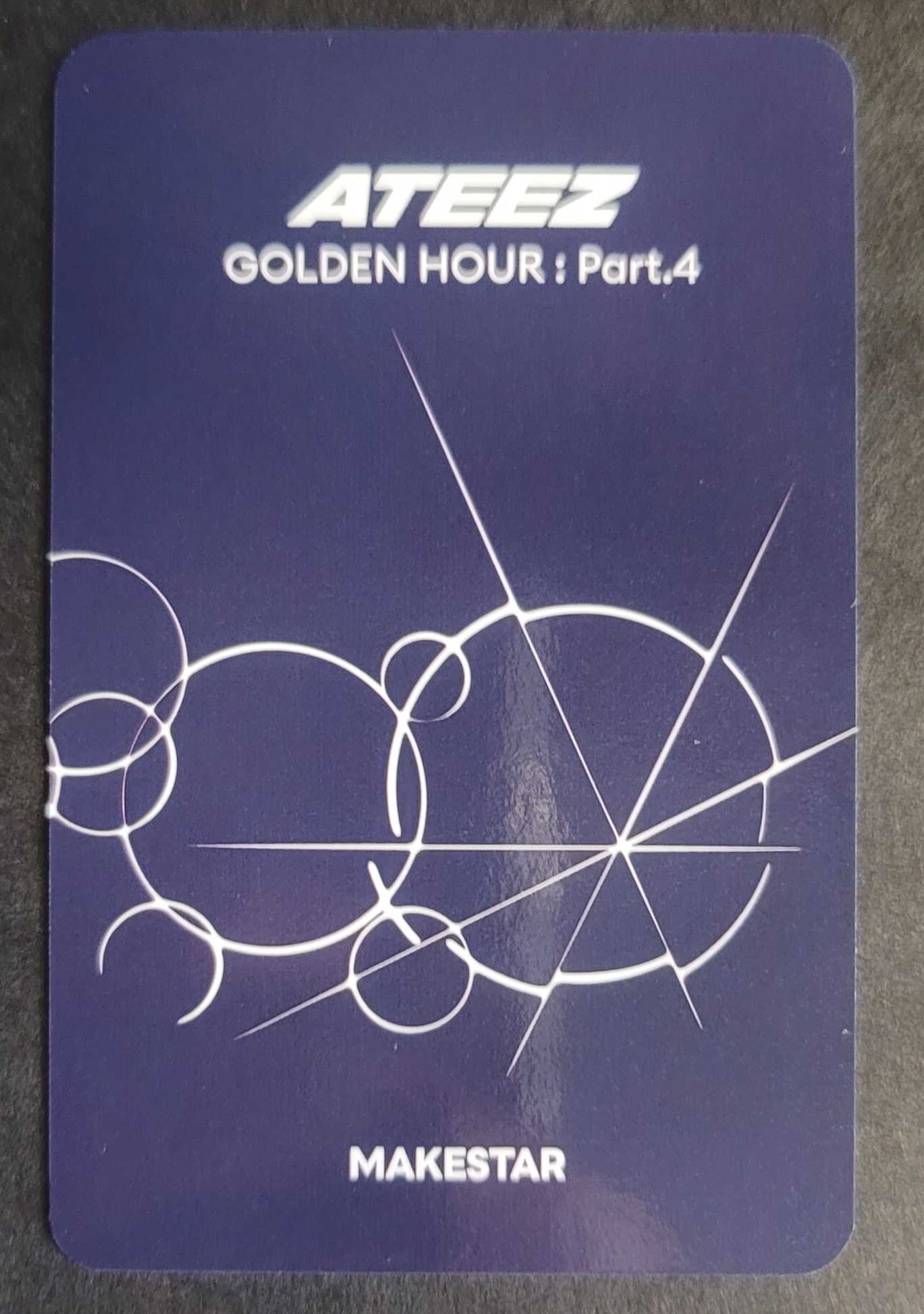 ATEEZ Jongho ATEEZ - Jongho - Golden Hour : Part.4 Album makestar pob (pre-order benefit) listing photo 2