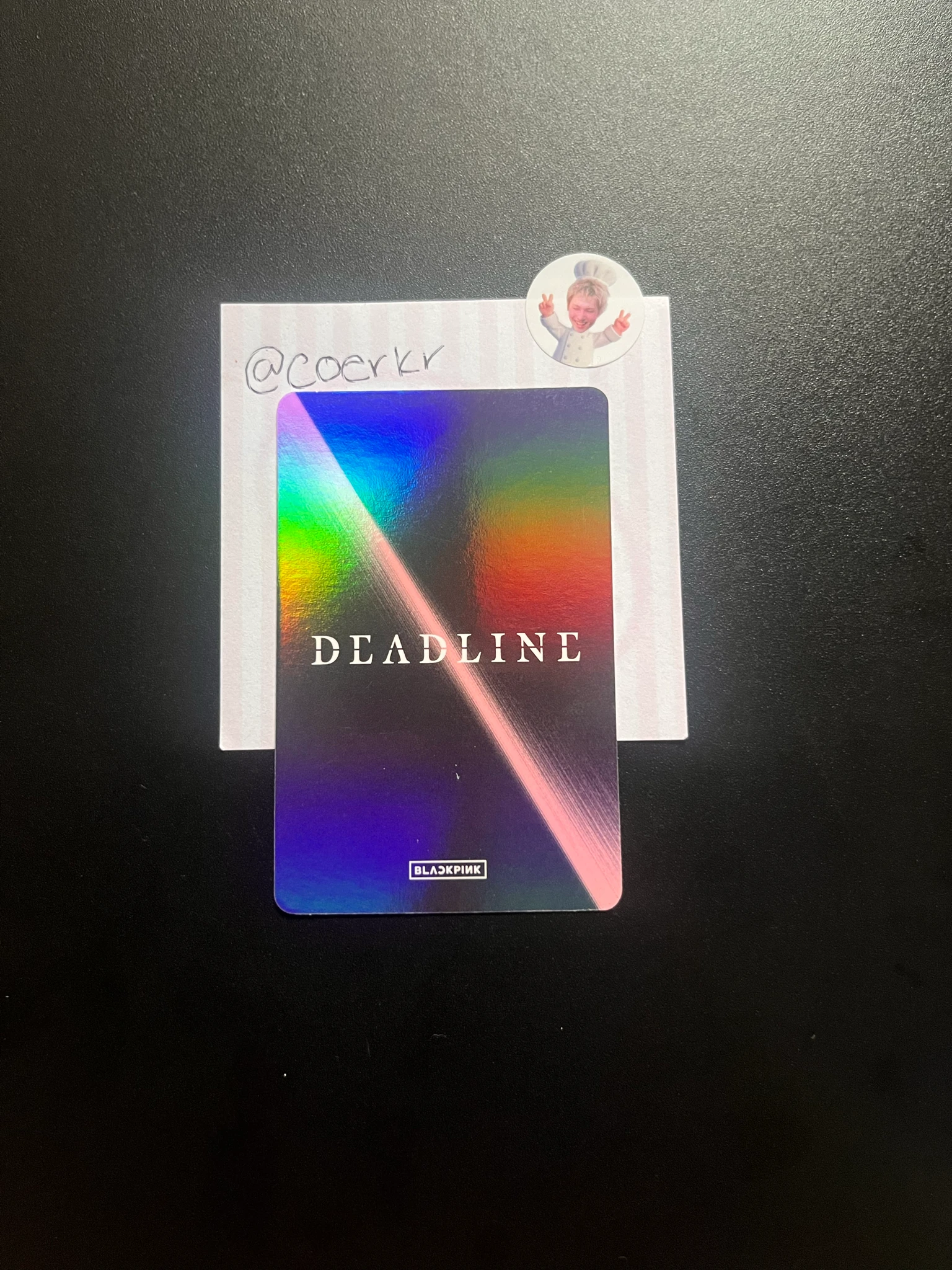 BLACKPINK Rosé BLACKPINK - Rosé - Deadline Album silver version album photocard listing photo 2