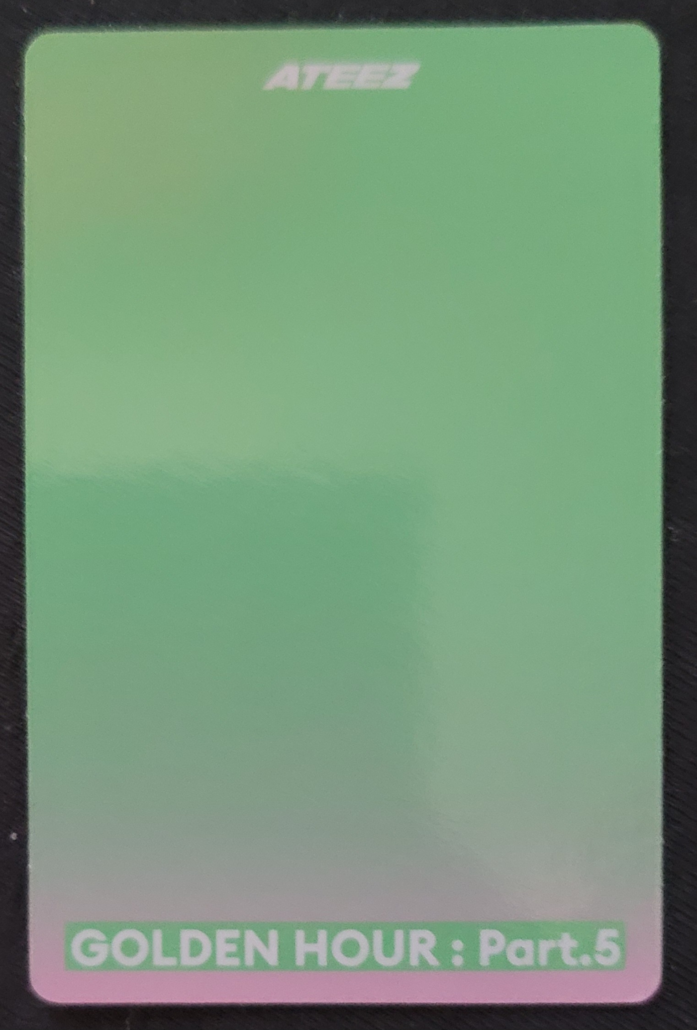 ATEEZ Yeosang ATEEZ - Yeosang - GOLDEN HOUR : Part.5 Album toktoq standard version listing photo 2