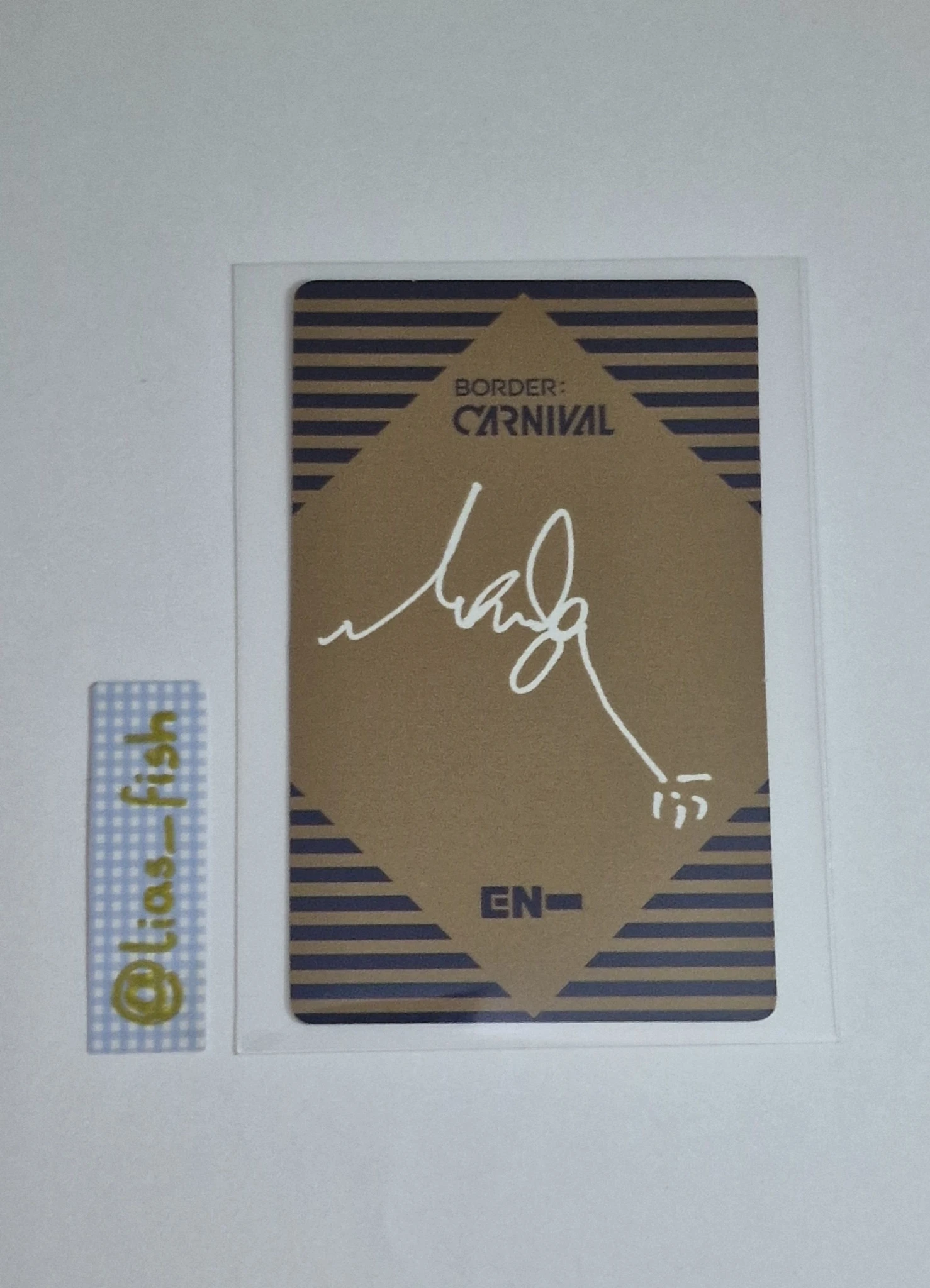 ENHYPEN Ni-ki ENHYPEN - Ni-ki - BORDER: CARNIVAL Album album photocard korean album up version lenticular listing photo 2
