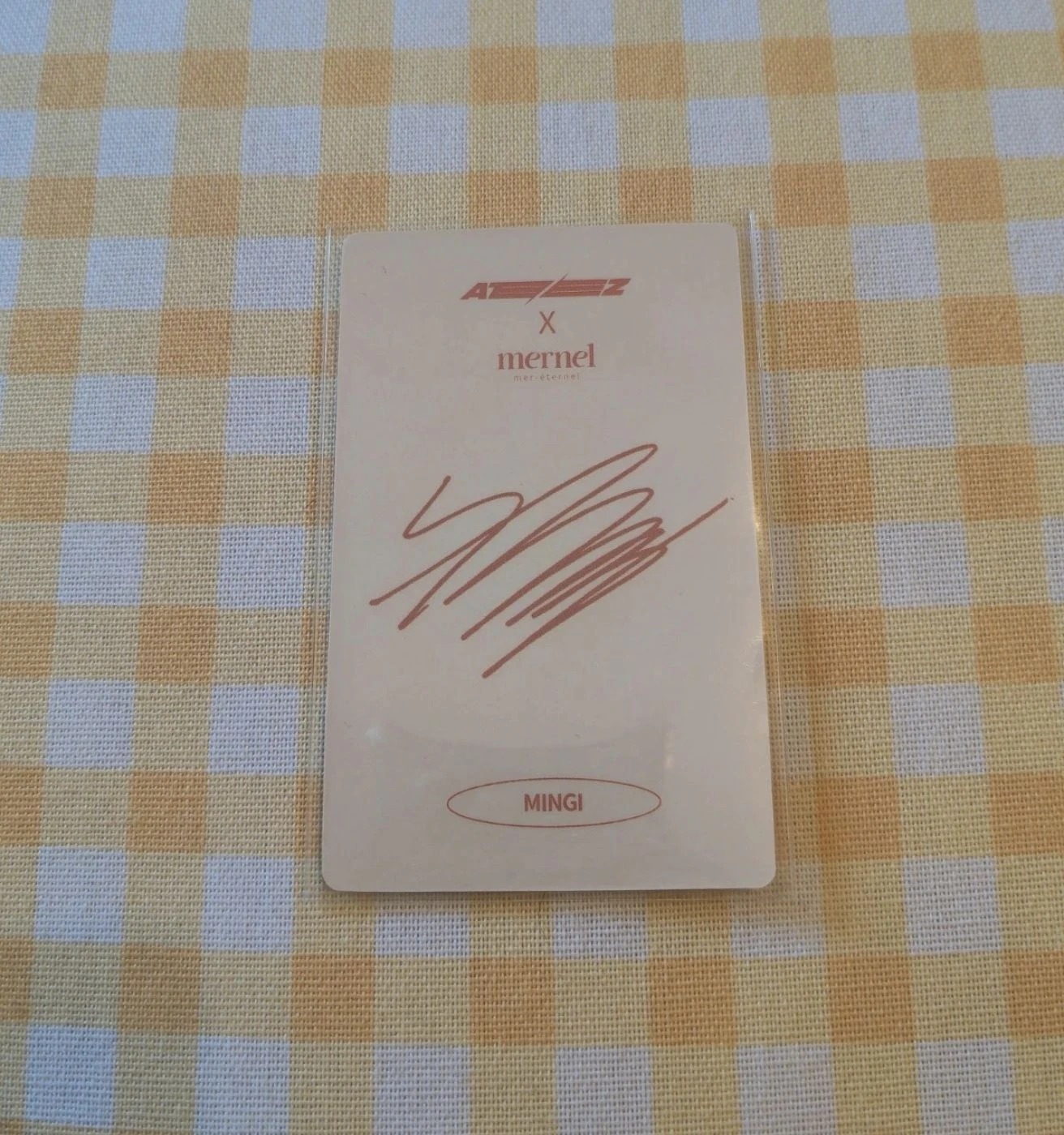 ATEEZ Mingi ATEEZ - Mingi - mernel x ATEEZ Other brand collaboration mernel listing photo 2