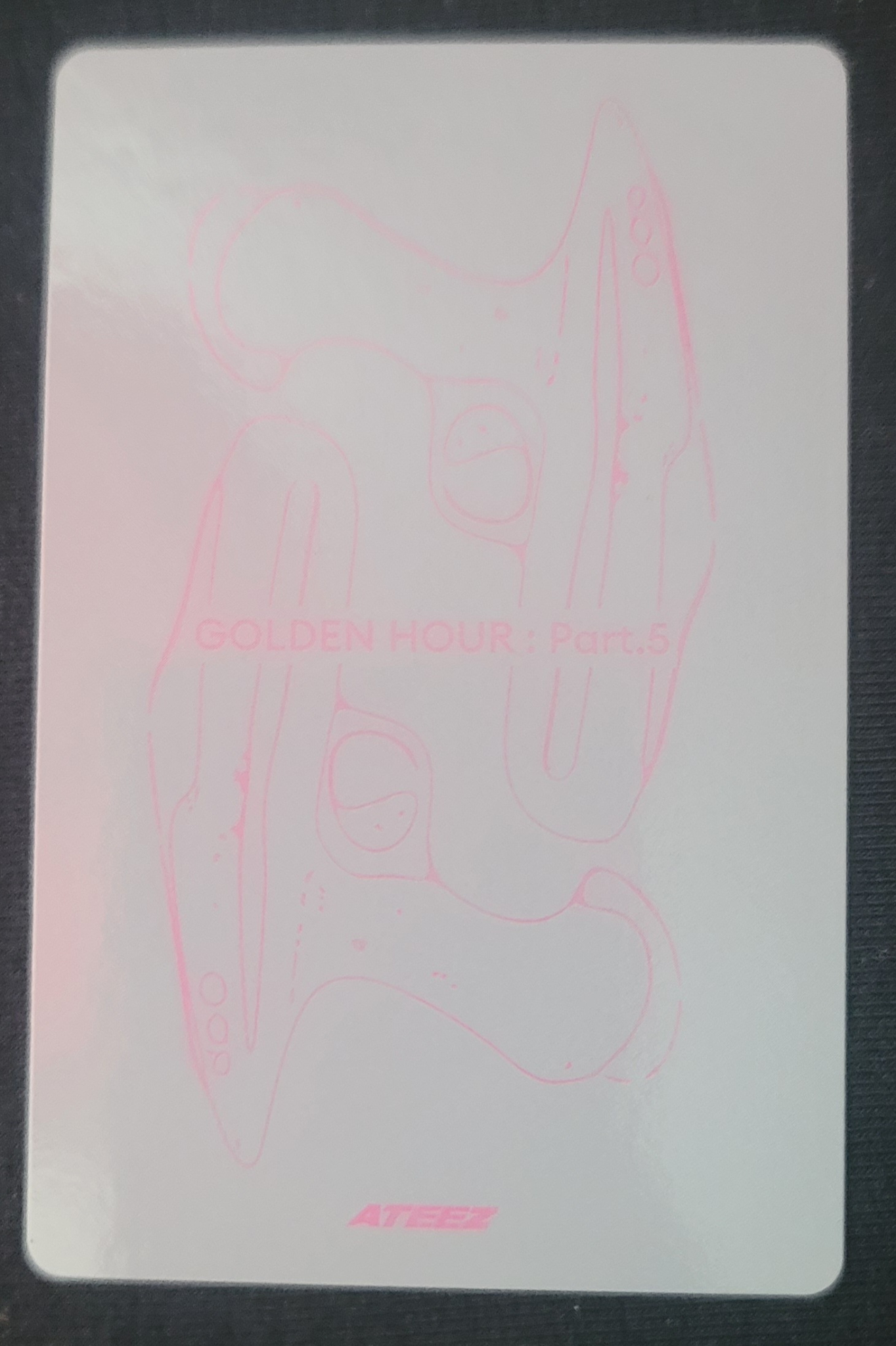 ATEEZ Hongjoong ATEEZ - Hongjoong - GOLDEN HOUR : Part.5 Album digipack version album photocard listing photo 2