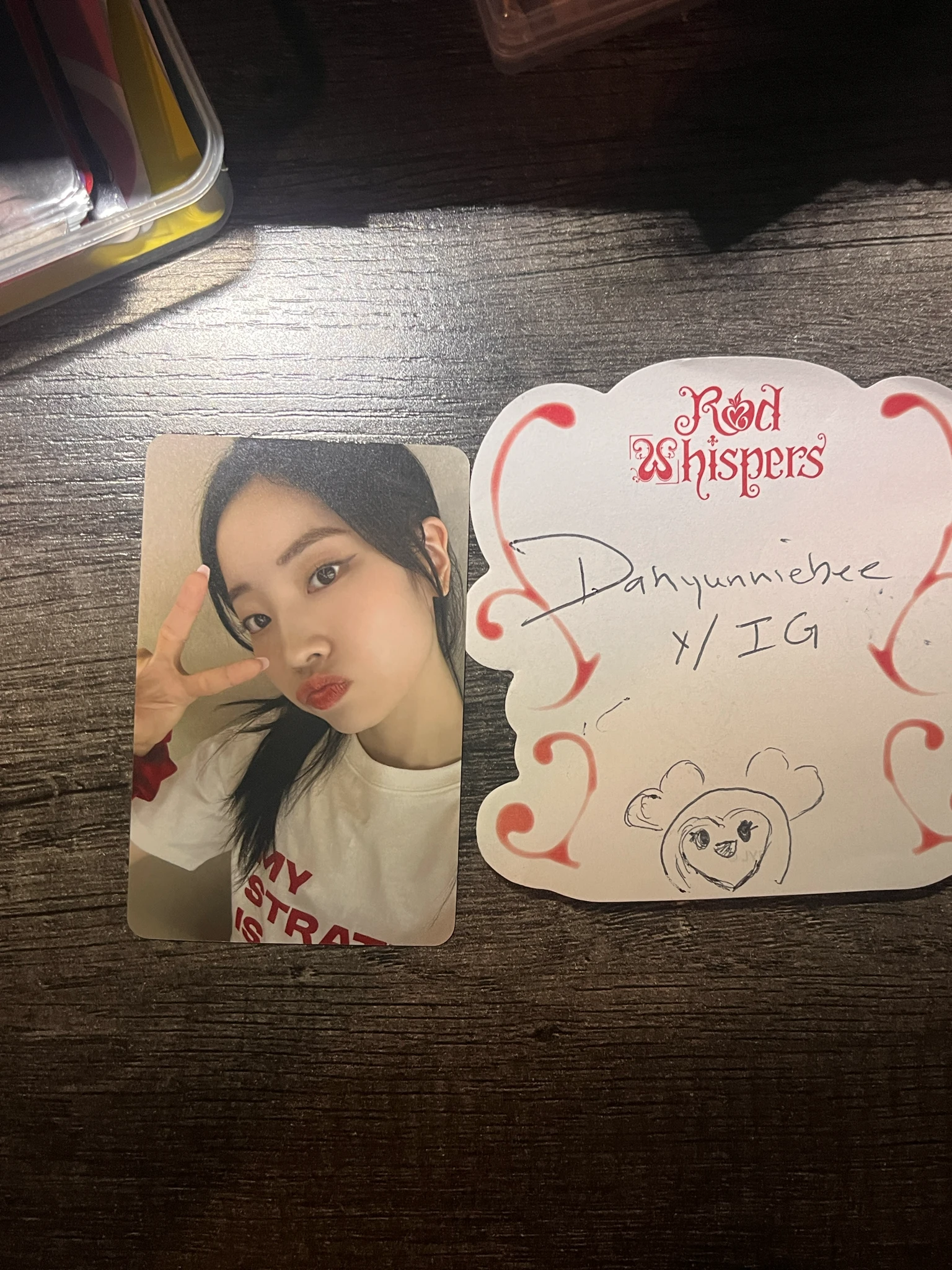 TWICE Dahyun TWICE - STRATEGY Album apple music nemo version lucky draw listing photo 2