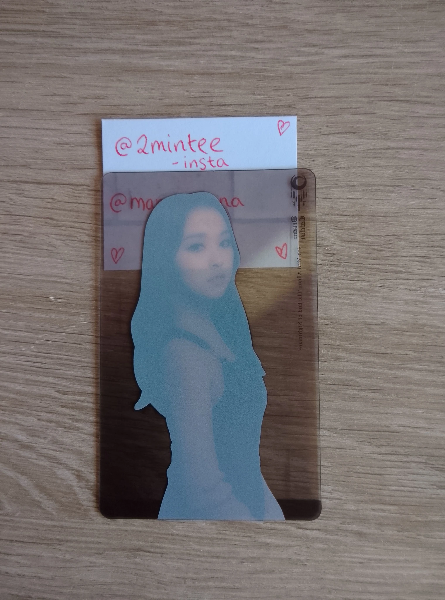 Dreamcatcher Gahyun Dreamcatcher - Gahyun - The End of Nightmare Album transparent card album photocard korean album listing photo 2