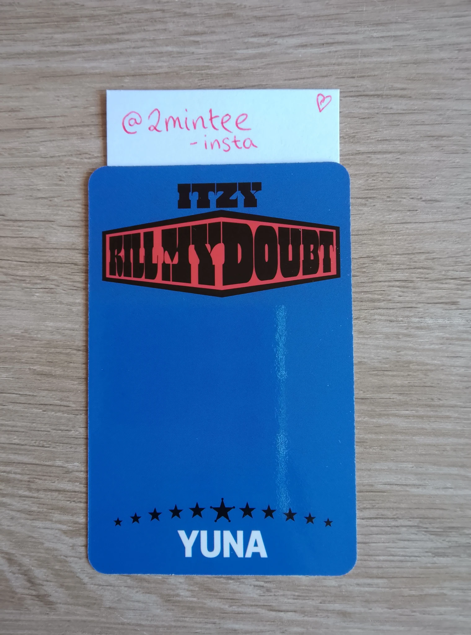 ITZY Yuna ITZY - Yuna - KILL MY DOUBT Album album photocard listing photo 2