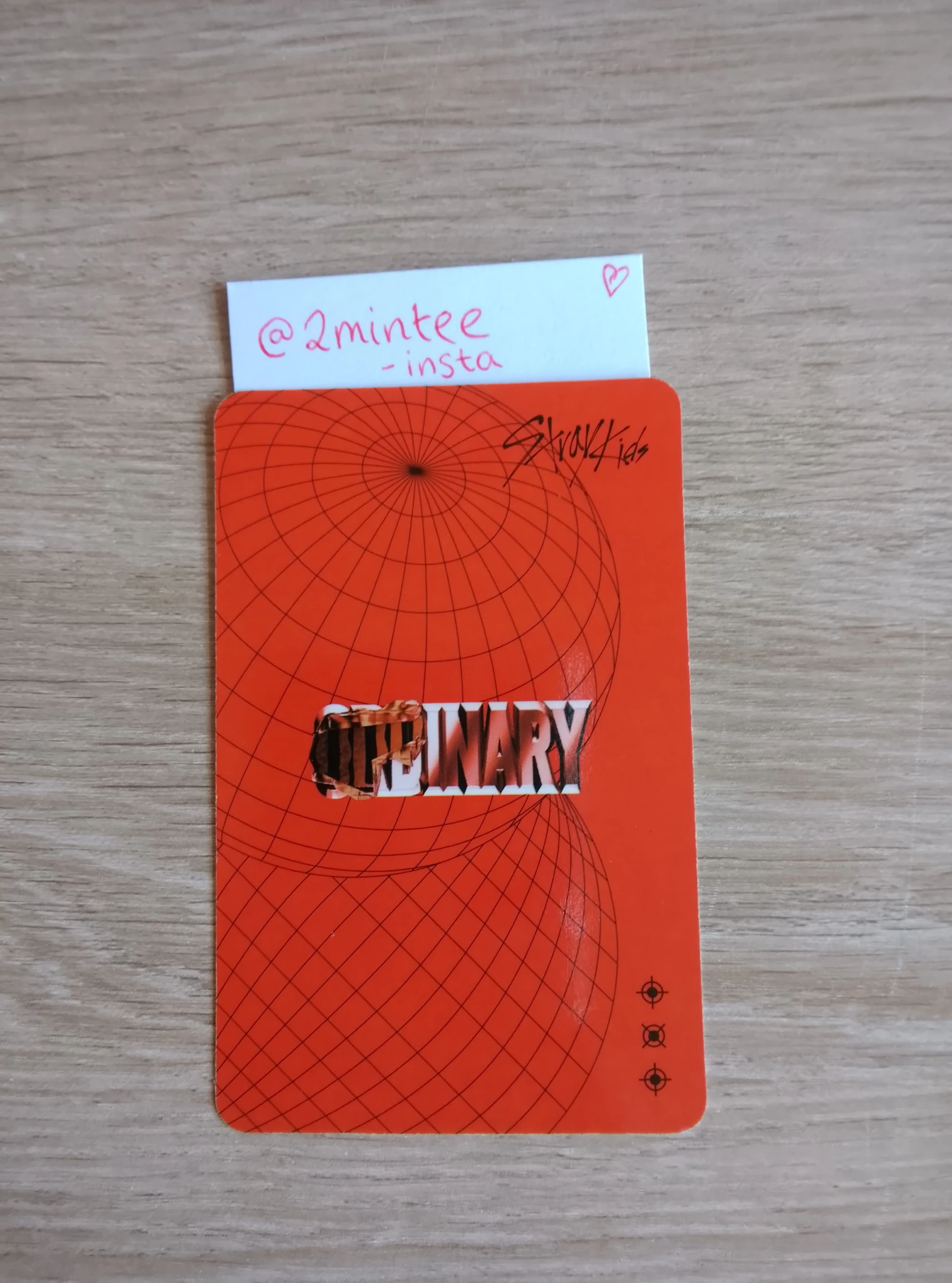Stray Kids I.N Stray Kids - I.N - Oddinary Album album photocard scanning version listing photo 2