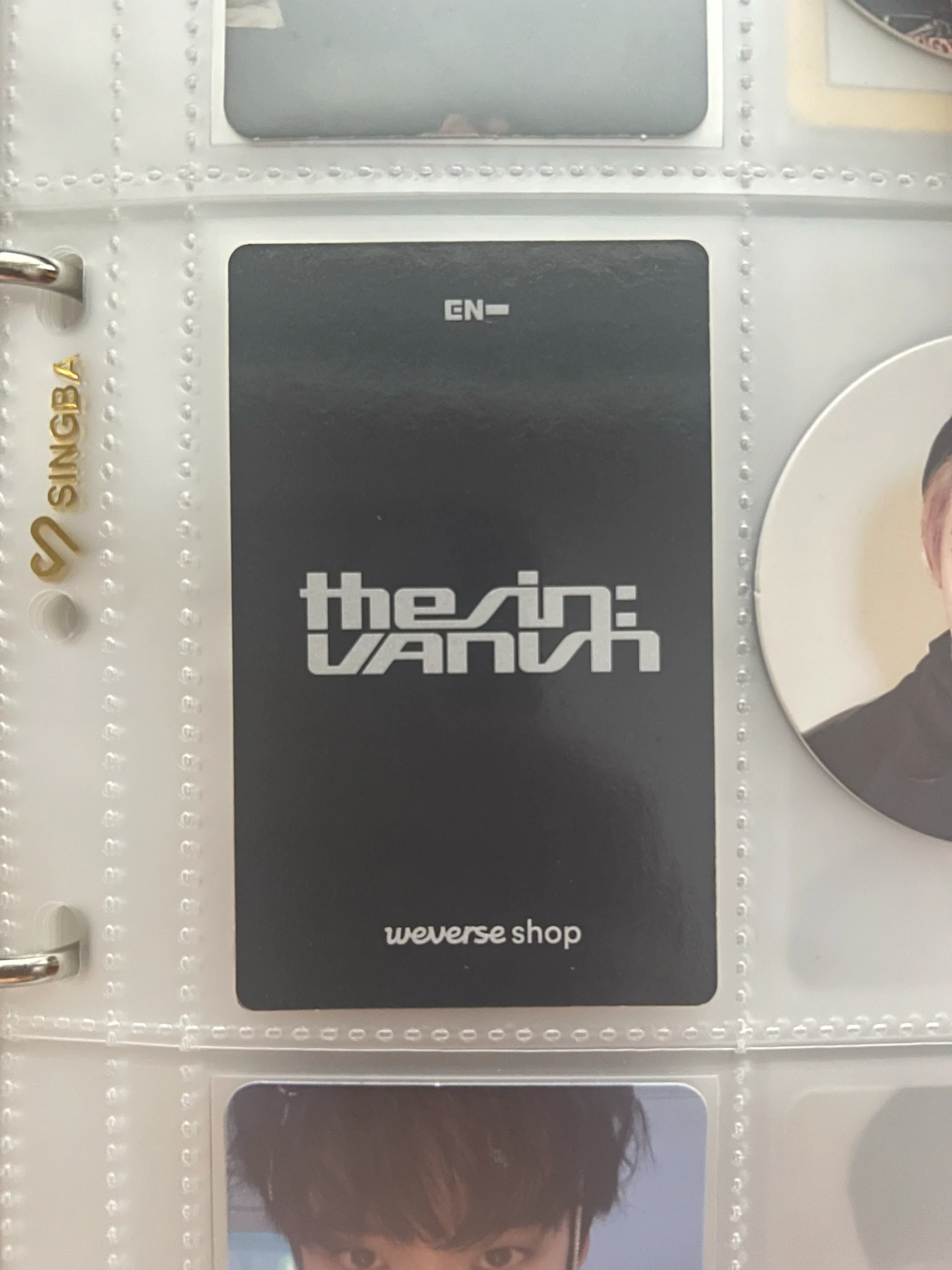 ENHYPEN Jay ENHYPEN - Jay - THE SIN: VANISH Album standard version weverse global shop (wvg) album live showcase pob (pre-order benefit) listing photo 2